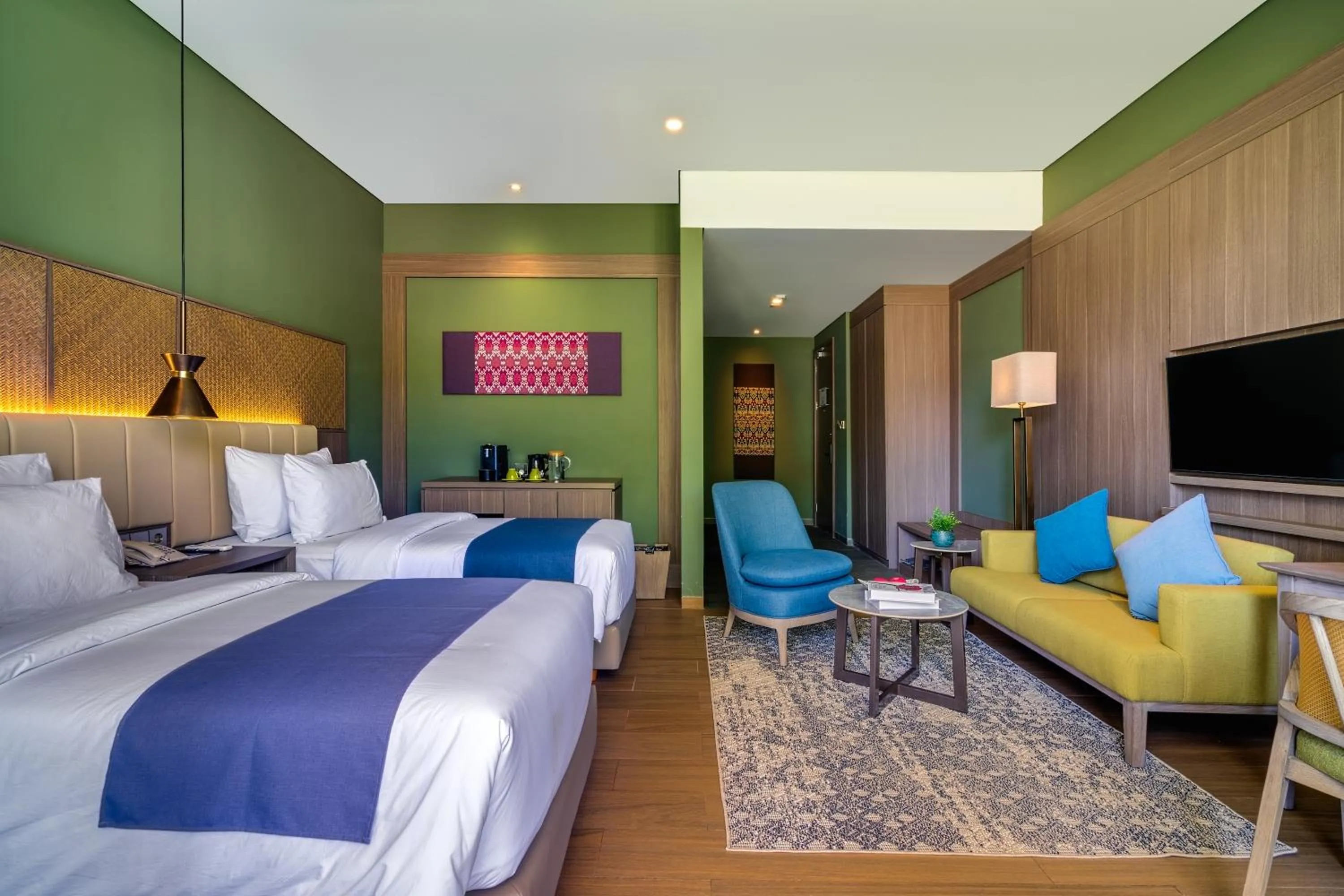 Bedroom, Bed in Sima Hotel Kuta Lombok