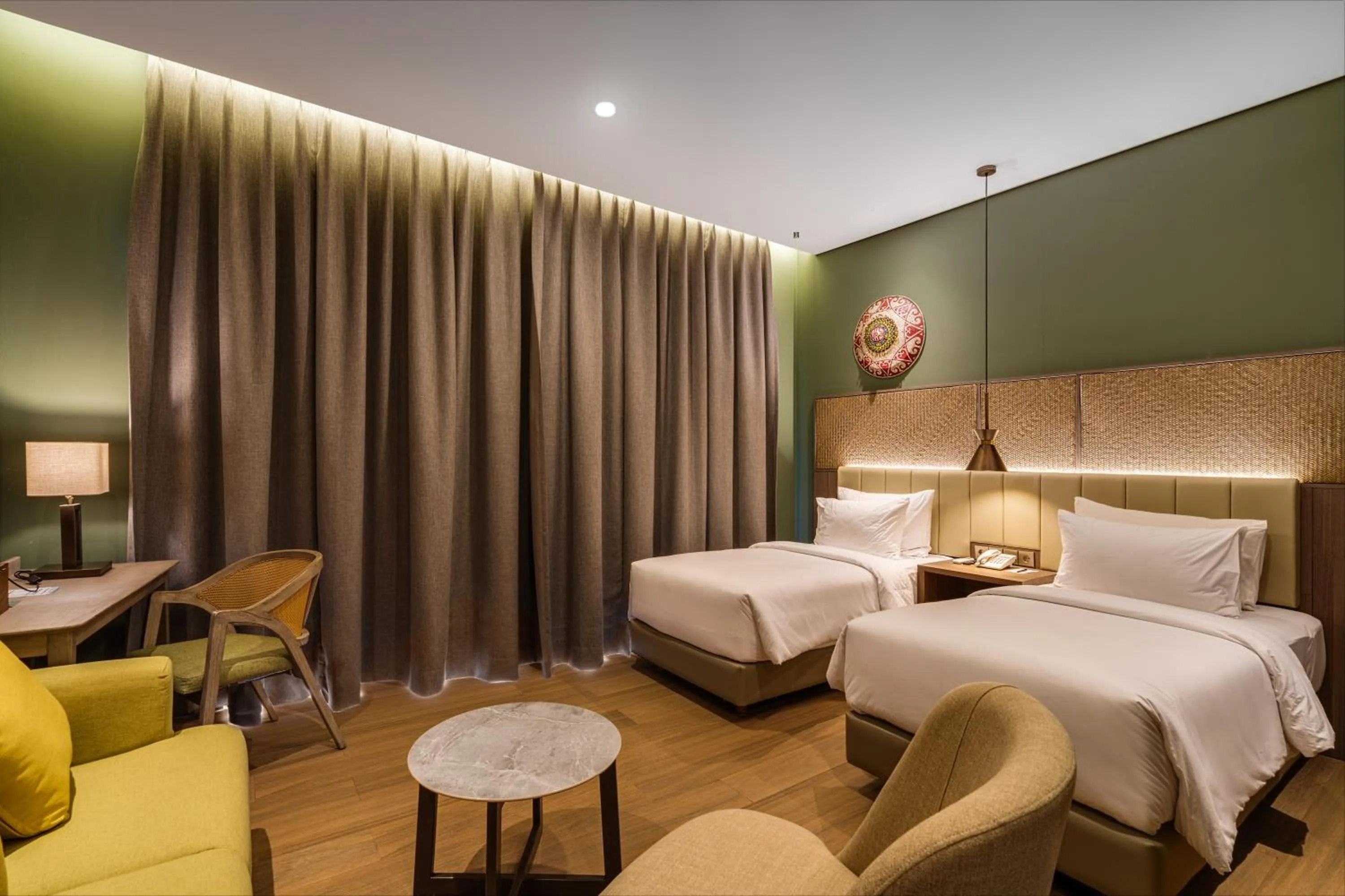 Bedroom, Bed in Sima Hotel Kuta Lombok