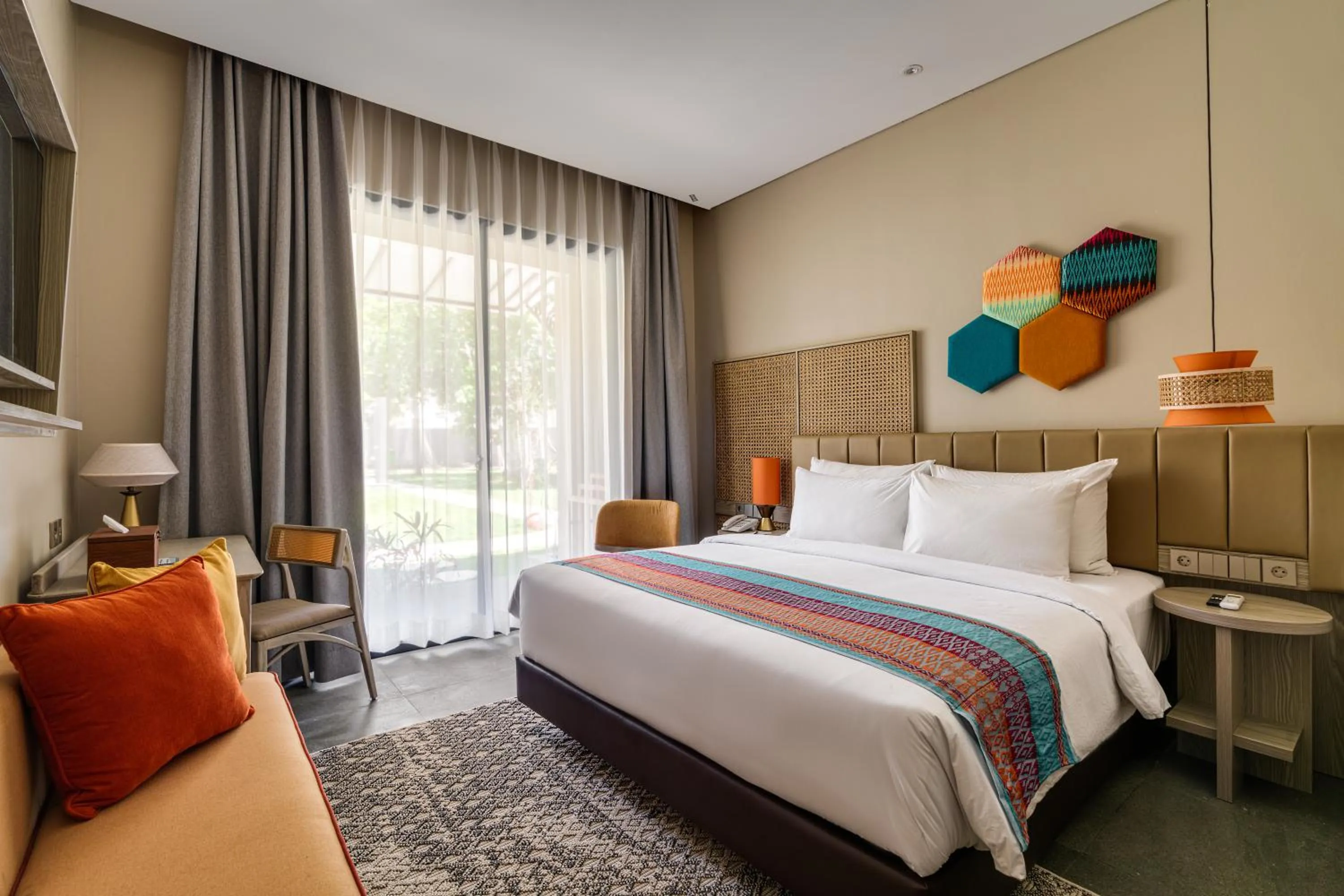 Bedroom, Bed in Sima Hotel Kuta Lombok