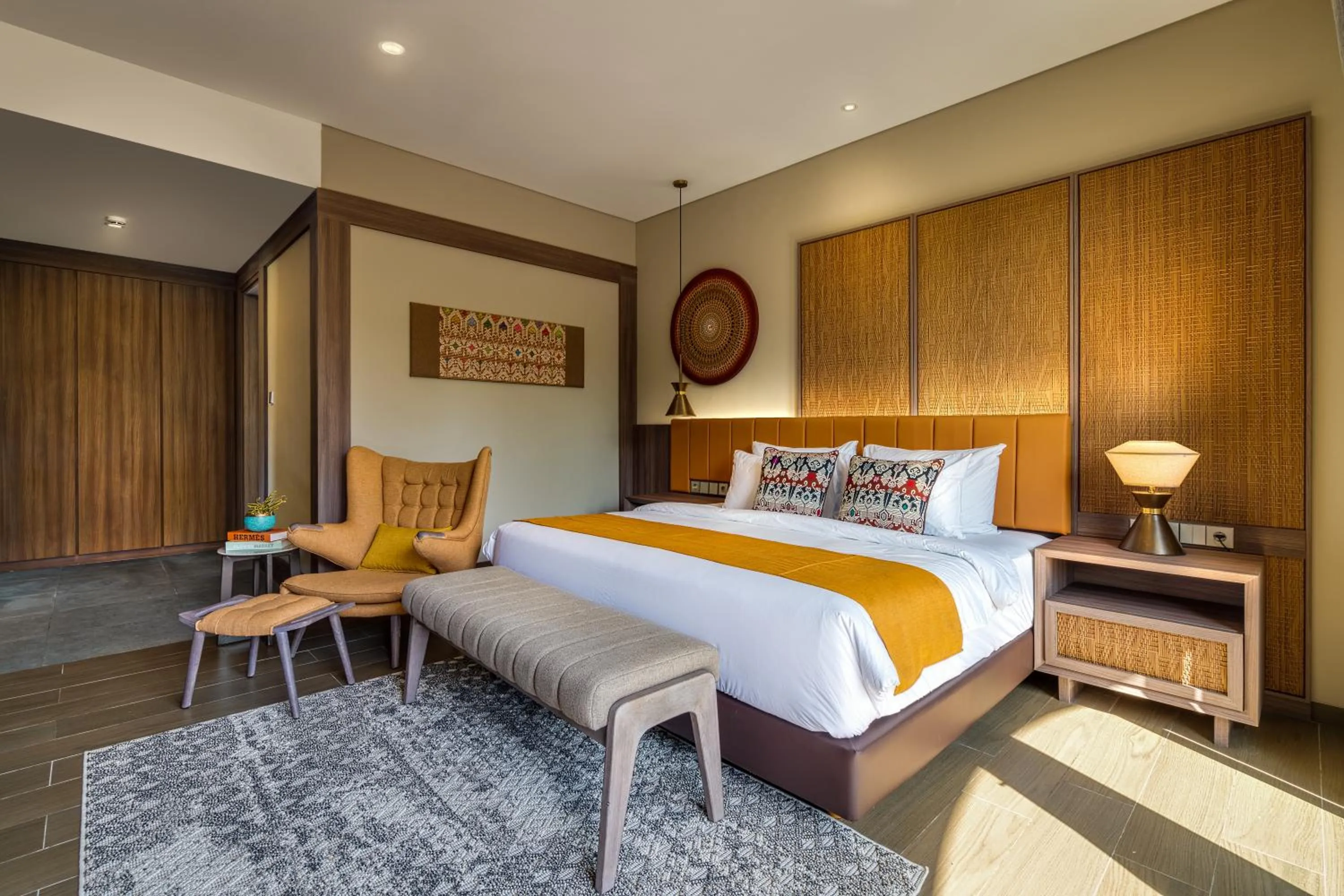 Bedroom, Bed in Sima Hotel Kuta Lombok