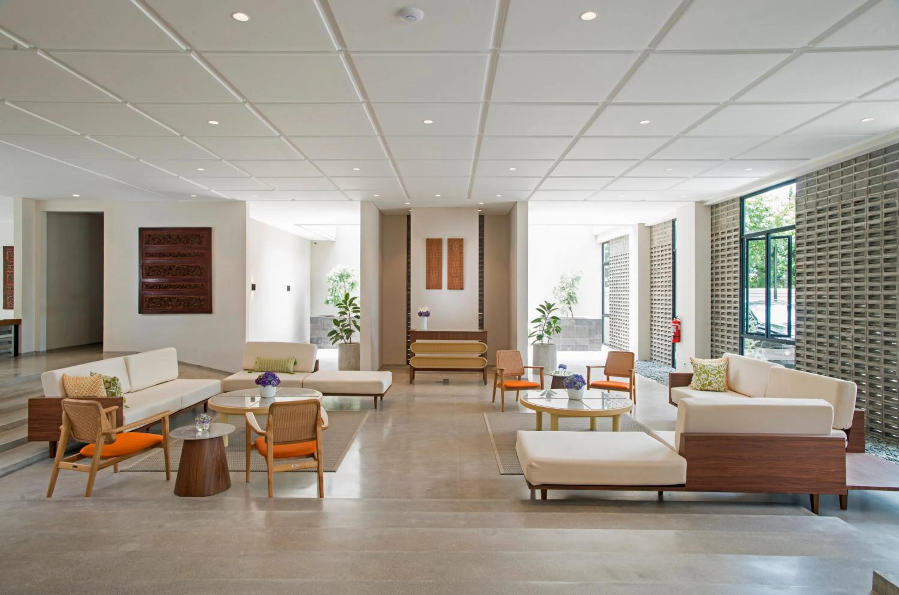 Lobby or reception in Hanoman Hotel Kota Batu