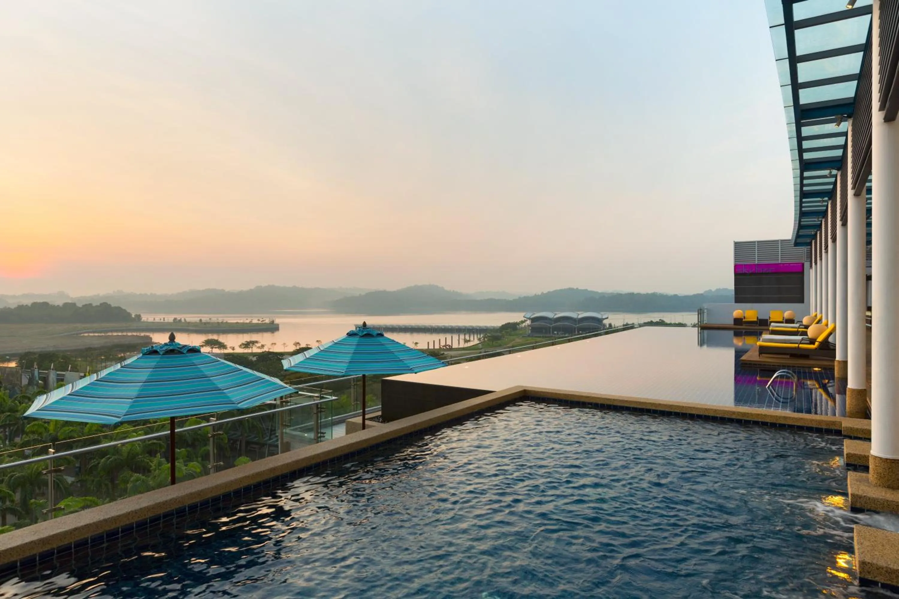 View (from property/room), Swimming Pool in JEN Johor Puteri Harbour by Shangri-La