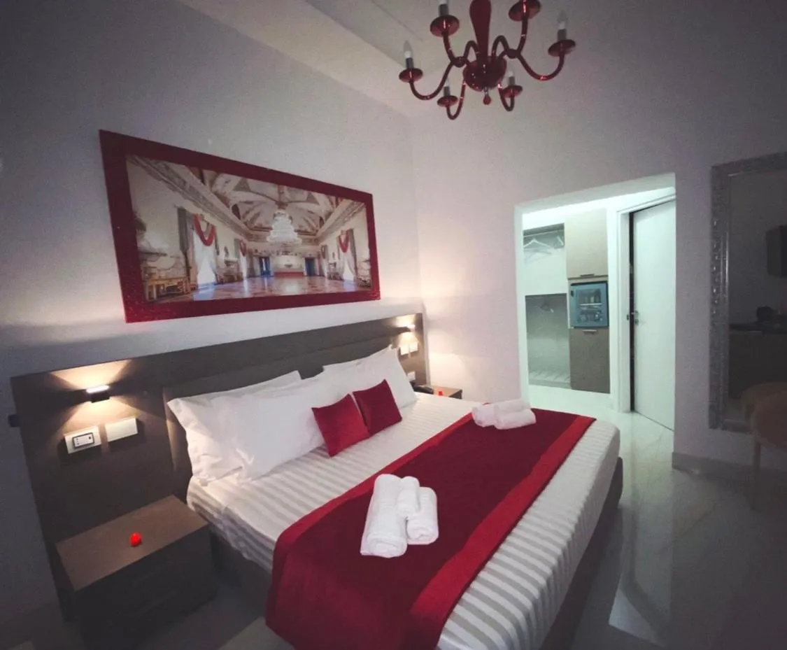 Bed in Mecla Suites