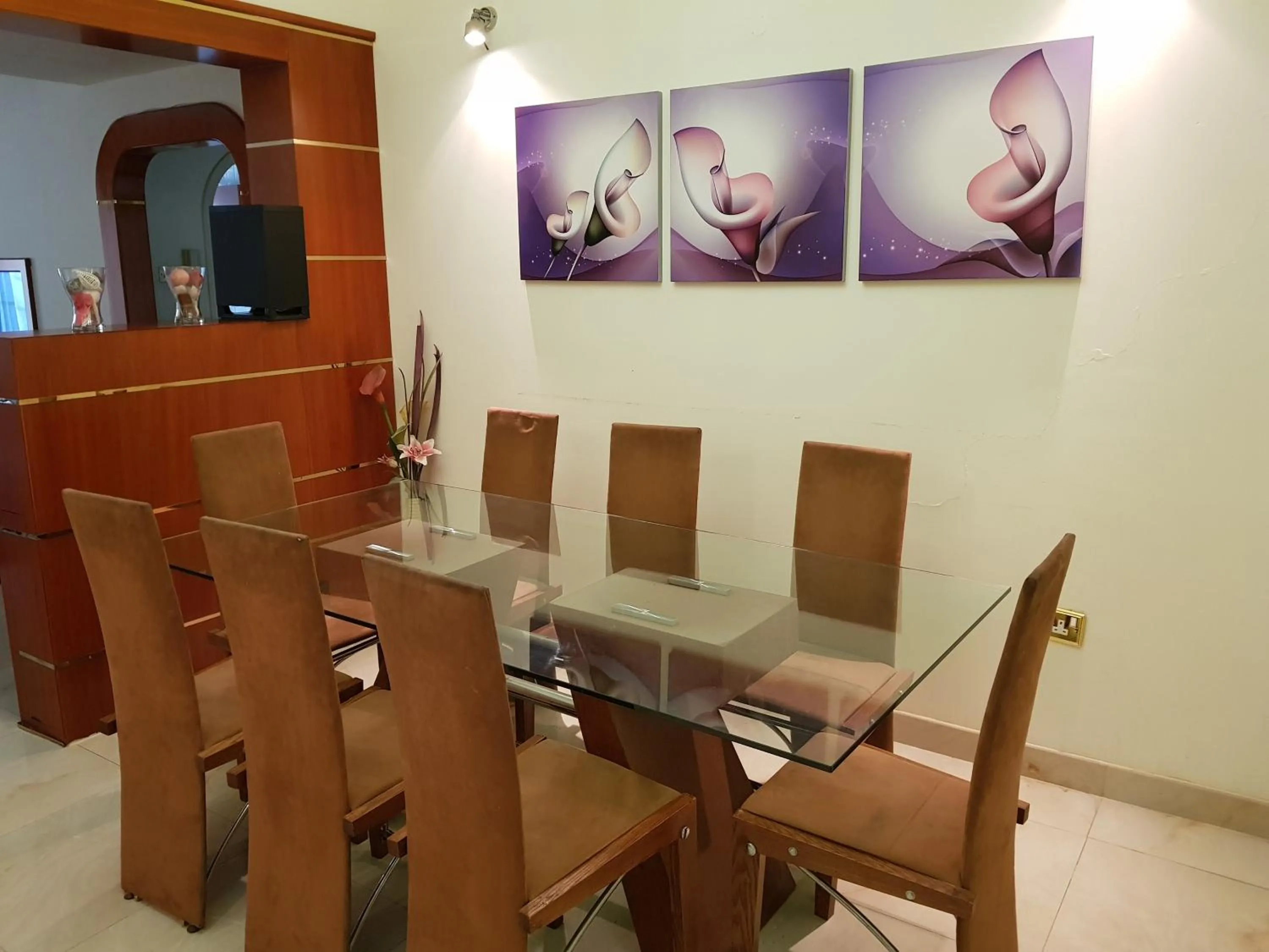 Dining area in Al Jazeera Hotel Apartments LLC