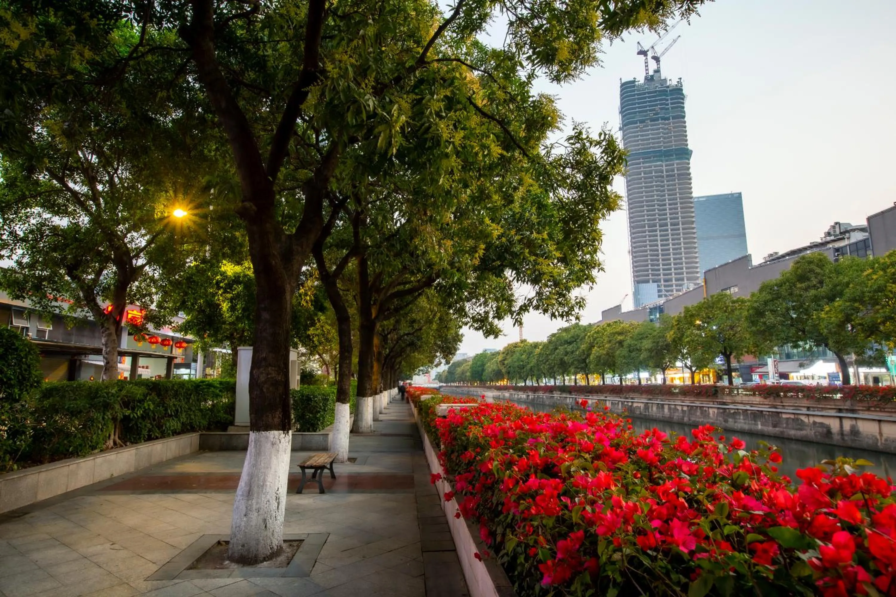 City view in Guangzhou Ming Yue Hotel