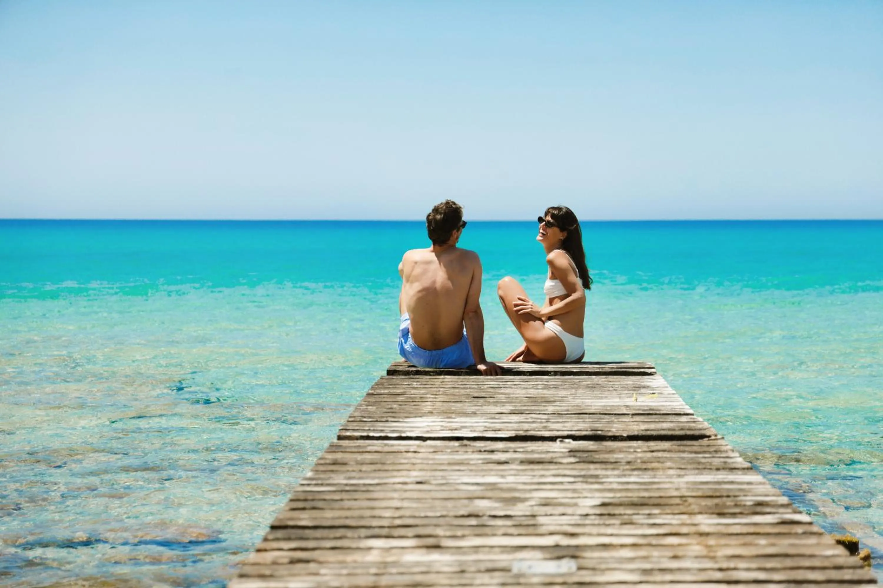 Beach in Hotel Riu Palace La Mola