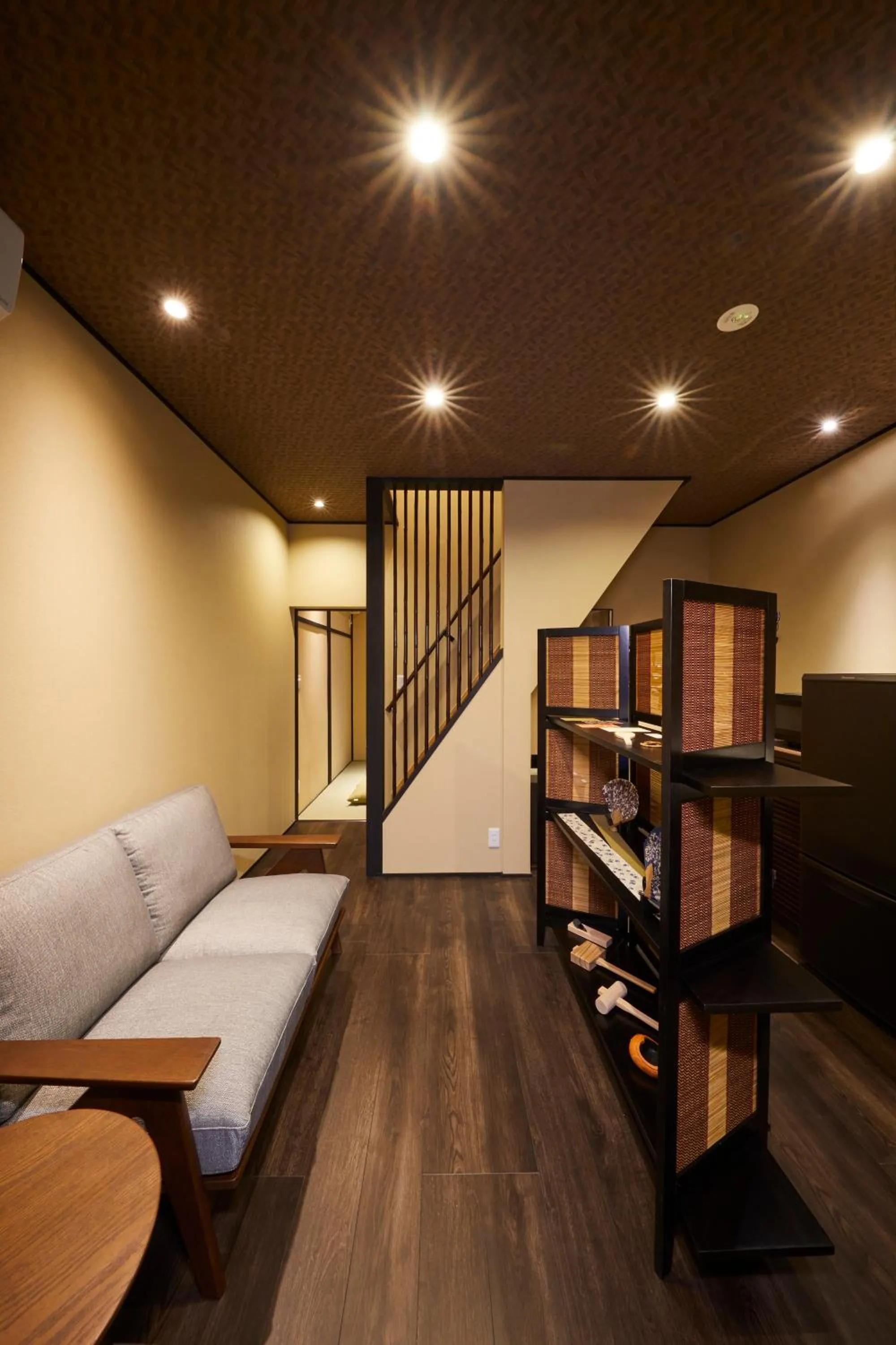 Living room, Bed in Rinn Tsukinuke