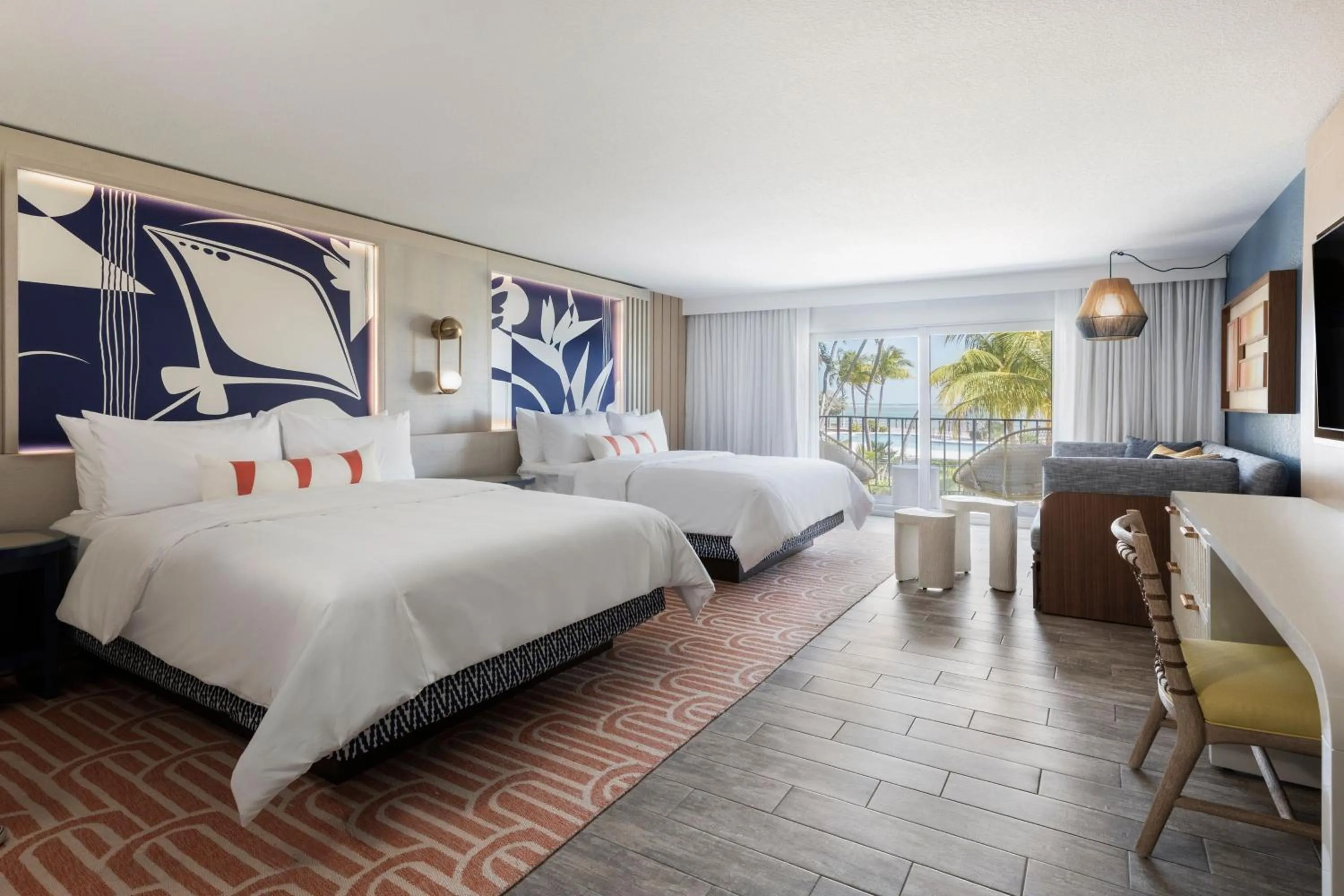 Bedroom, Bed in Three Waters Resort and Marina, Islamorada, a Tribute Portfolio Resort
