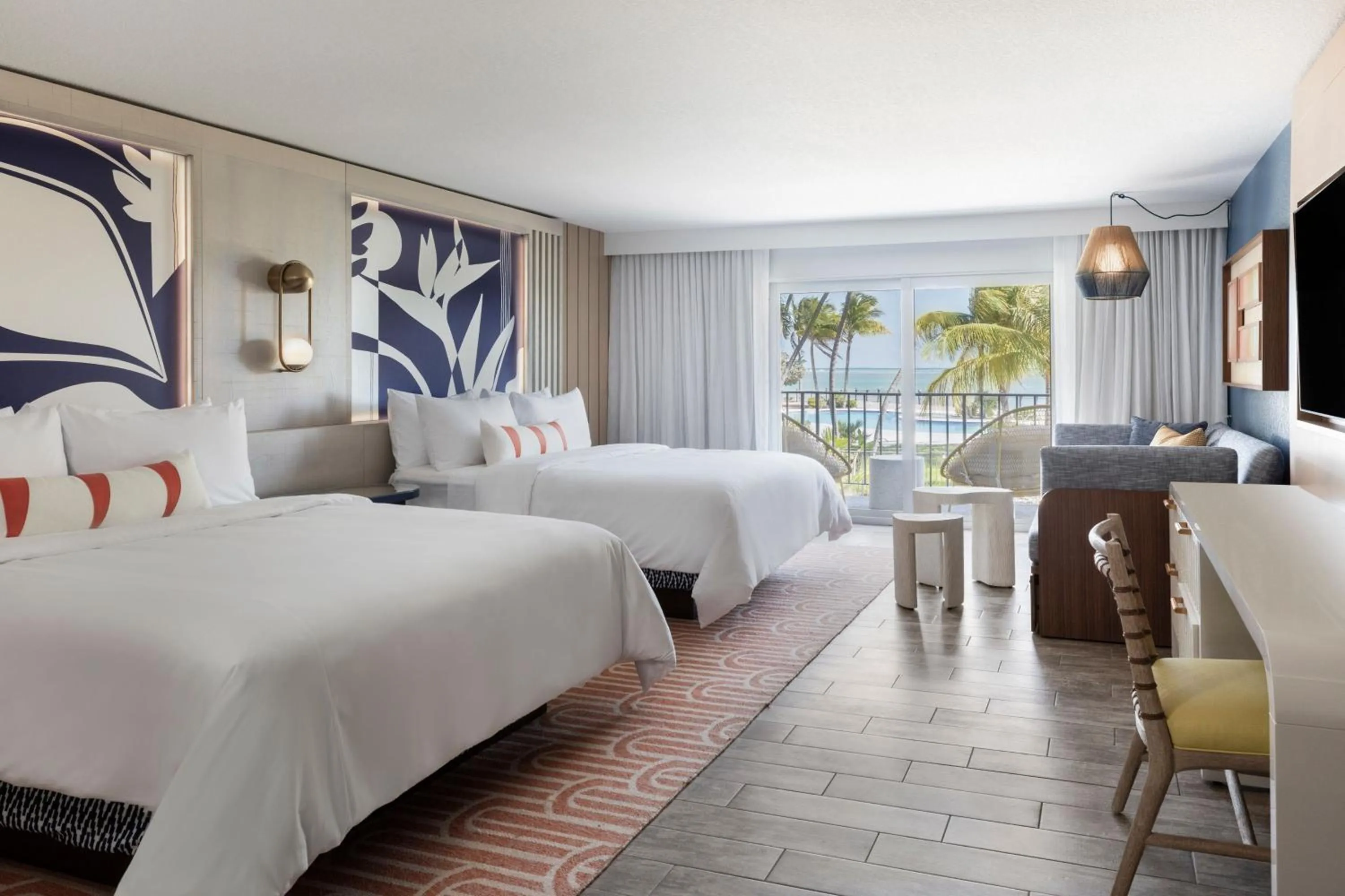 Bedroom, Bed in Three Waters Resort and Marina, Islamorada, a Tribute Portfolio Resort