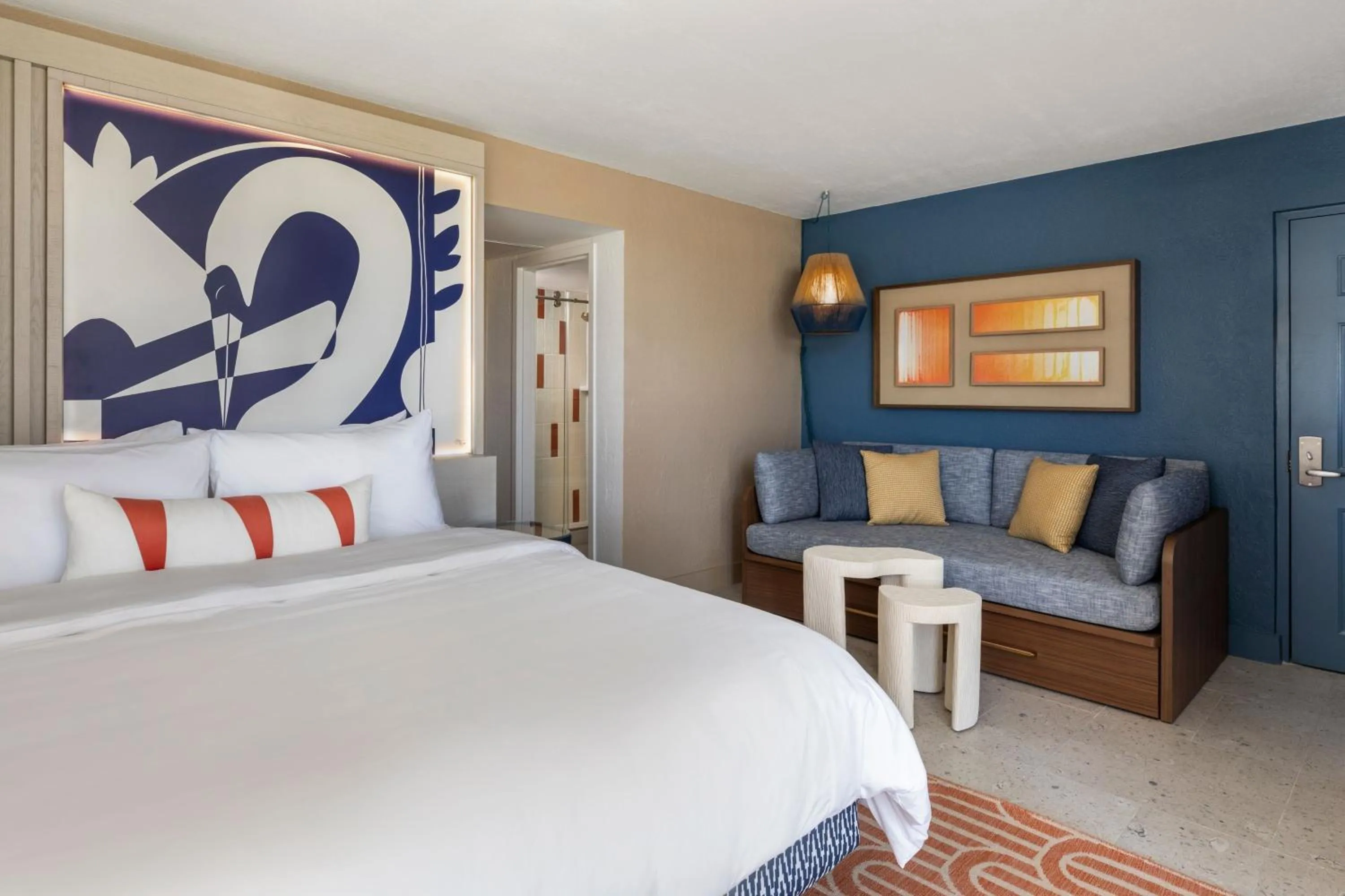 Bedroom, Bed in Three Waters Resort and Marina, Islamorada, a Tribute Portfolio Resort