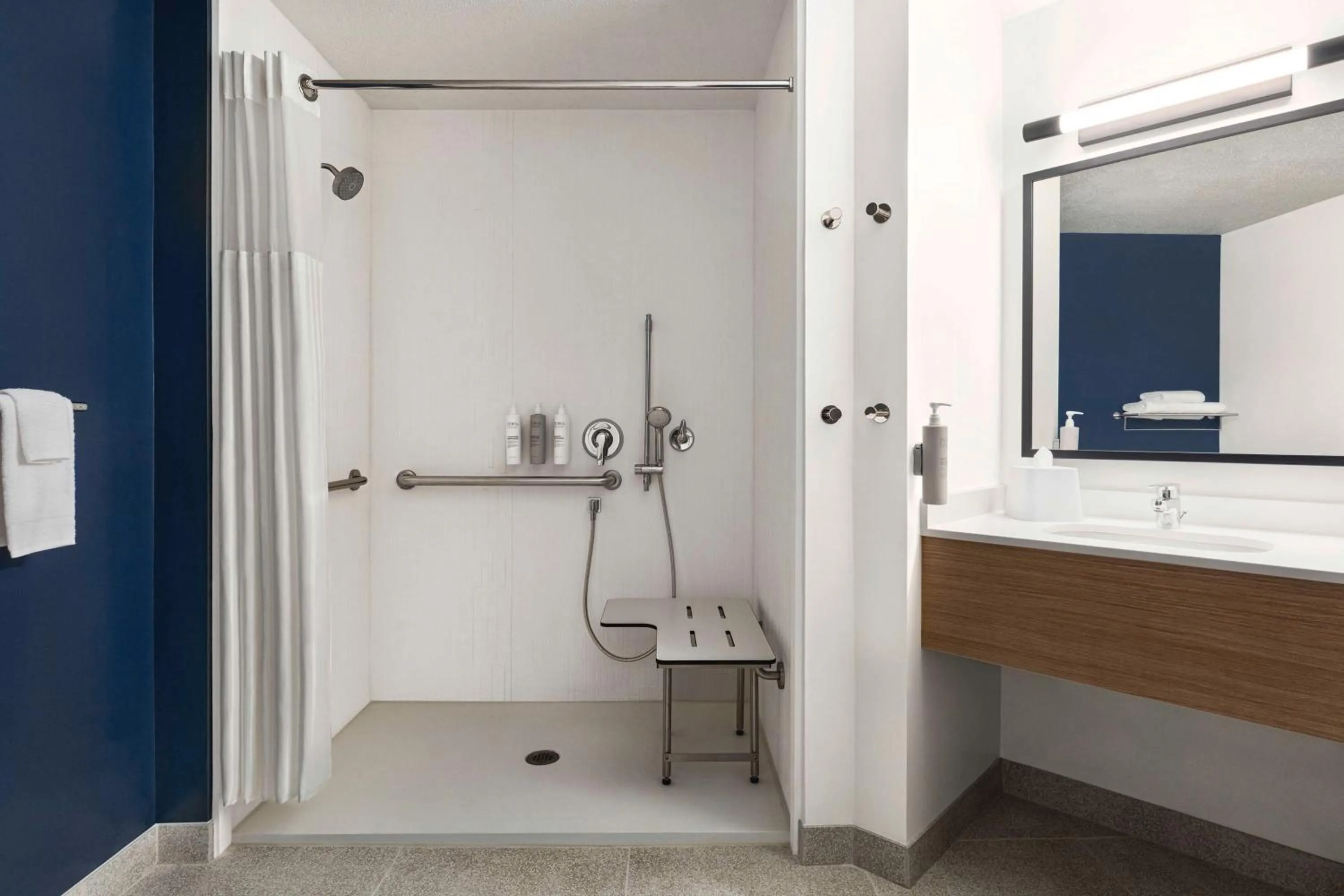 Bathroom in Spark By Hilton Mystic Groton