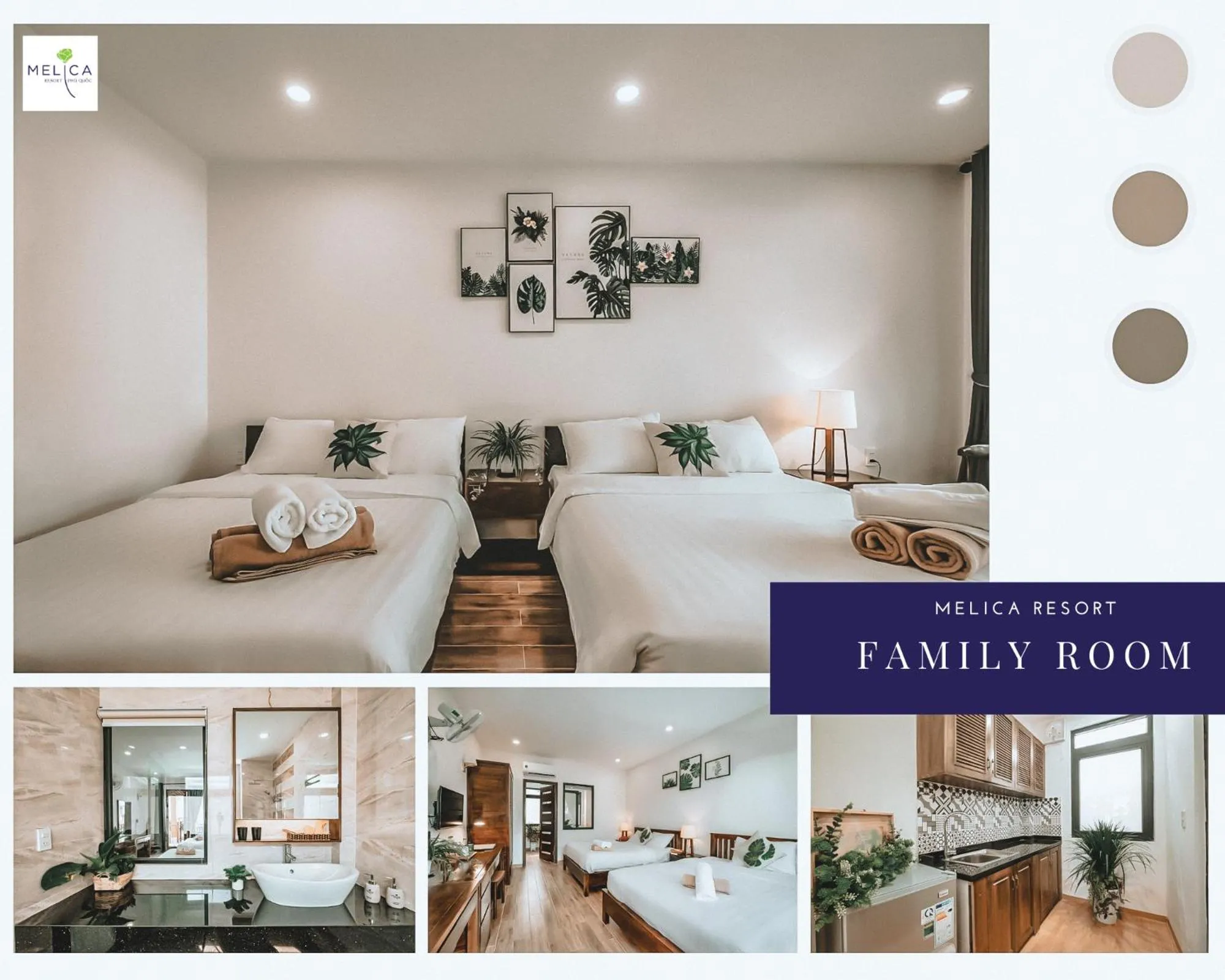 Bedroom in Melica Resort Phu Quoc