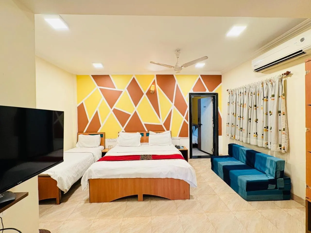 Bed in Rajdhani Resort Lonavala