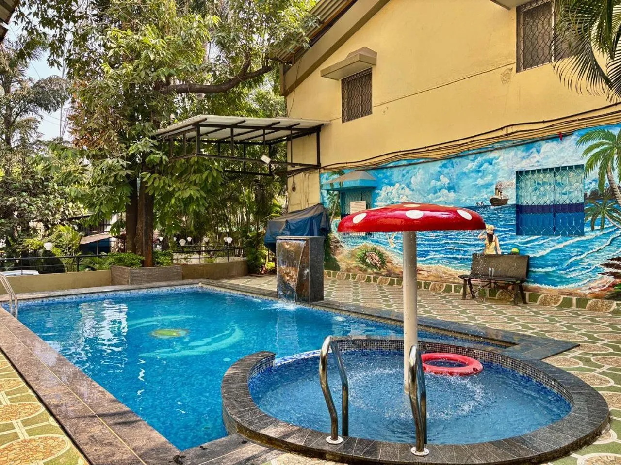 Swimming pool in Rajdhani Resort Lonavala