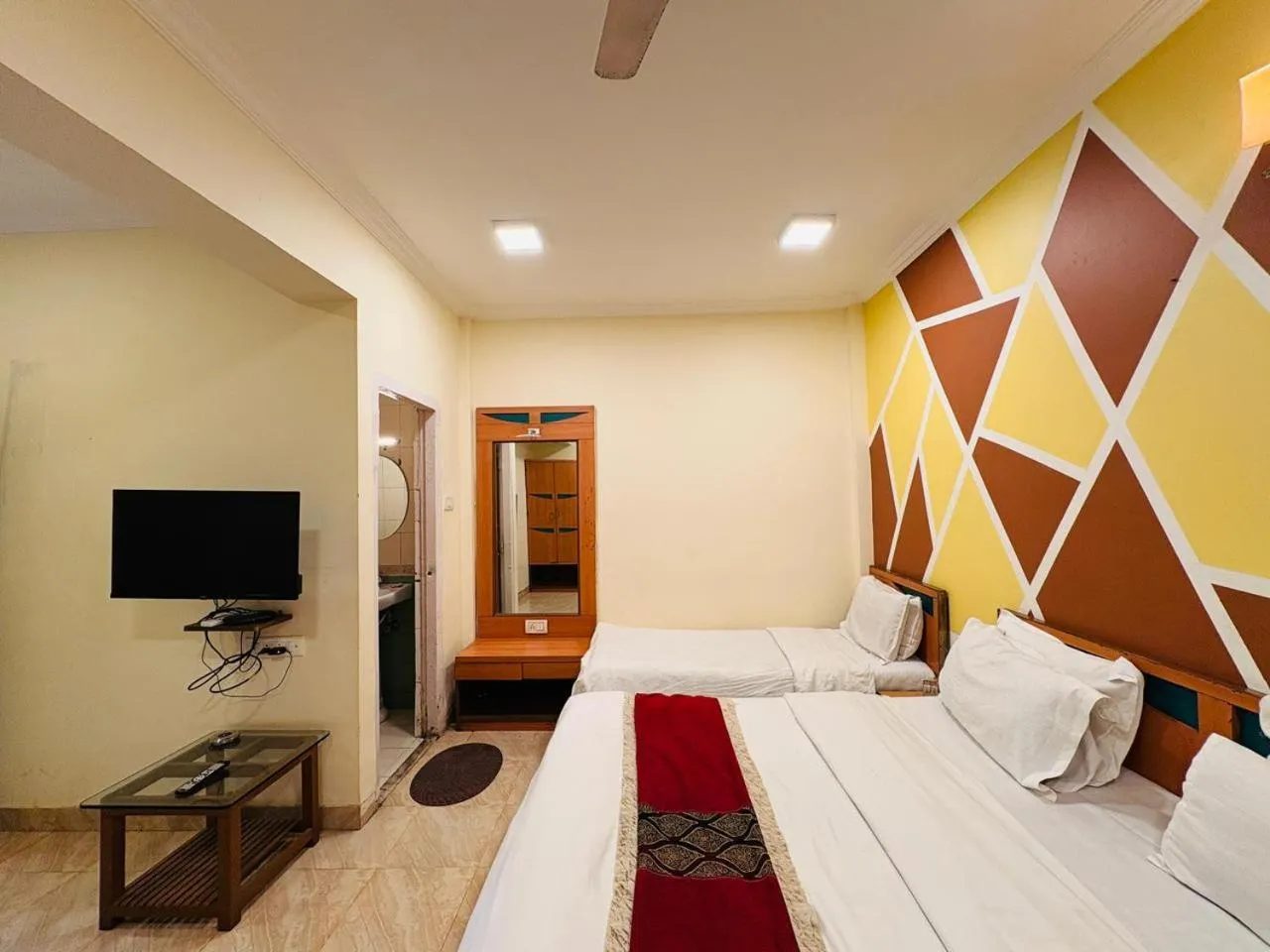 Bed in Rajdhani Resort Lonavala