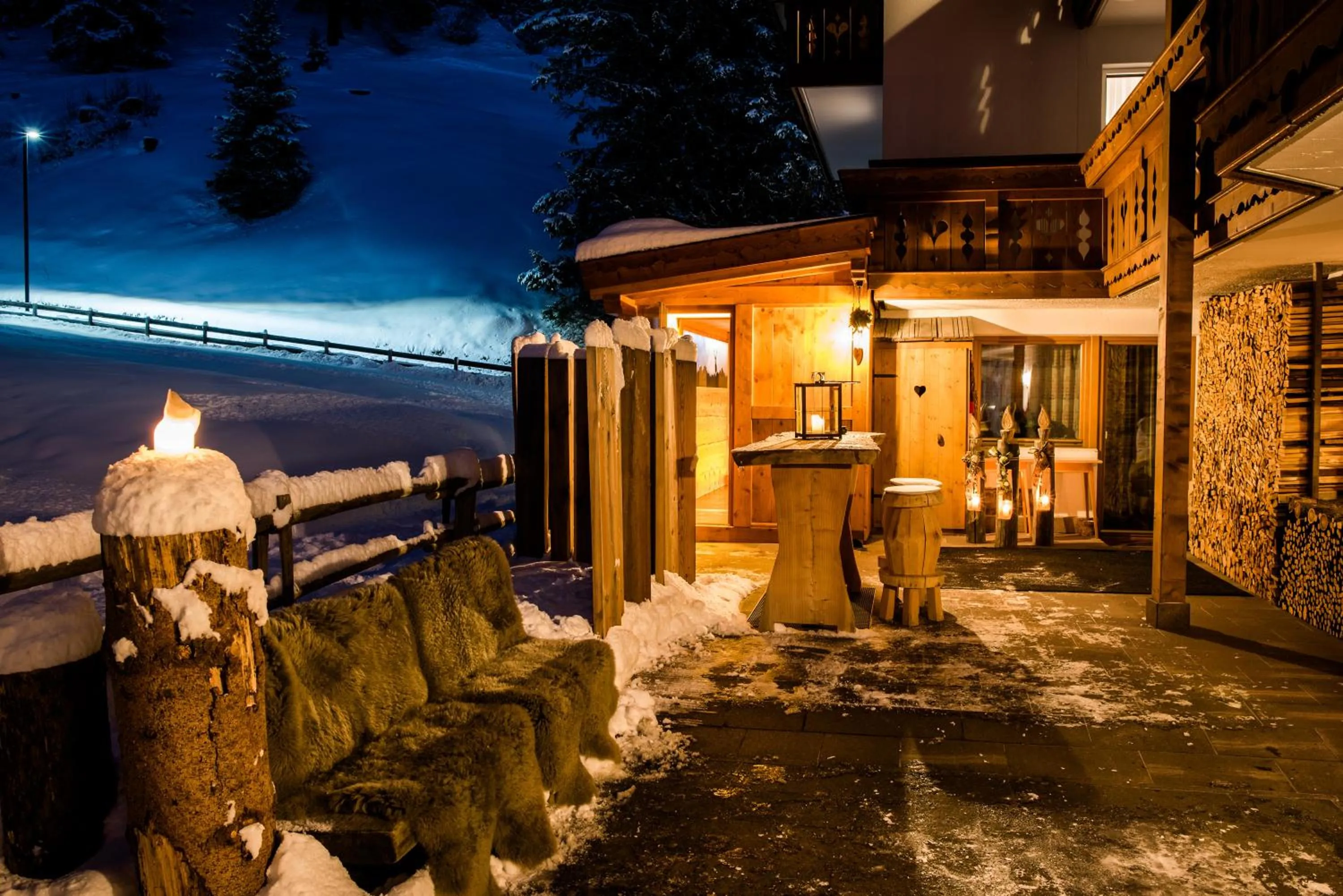 Sauna in Garni Residence Soraiser