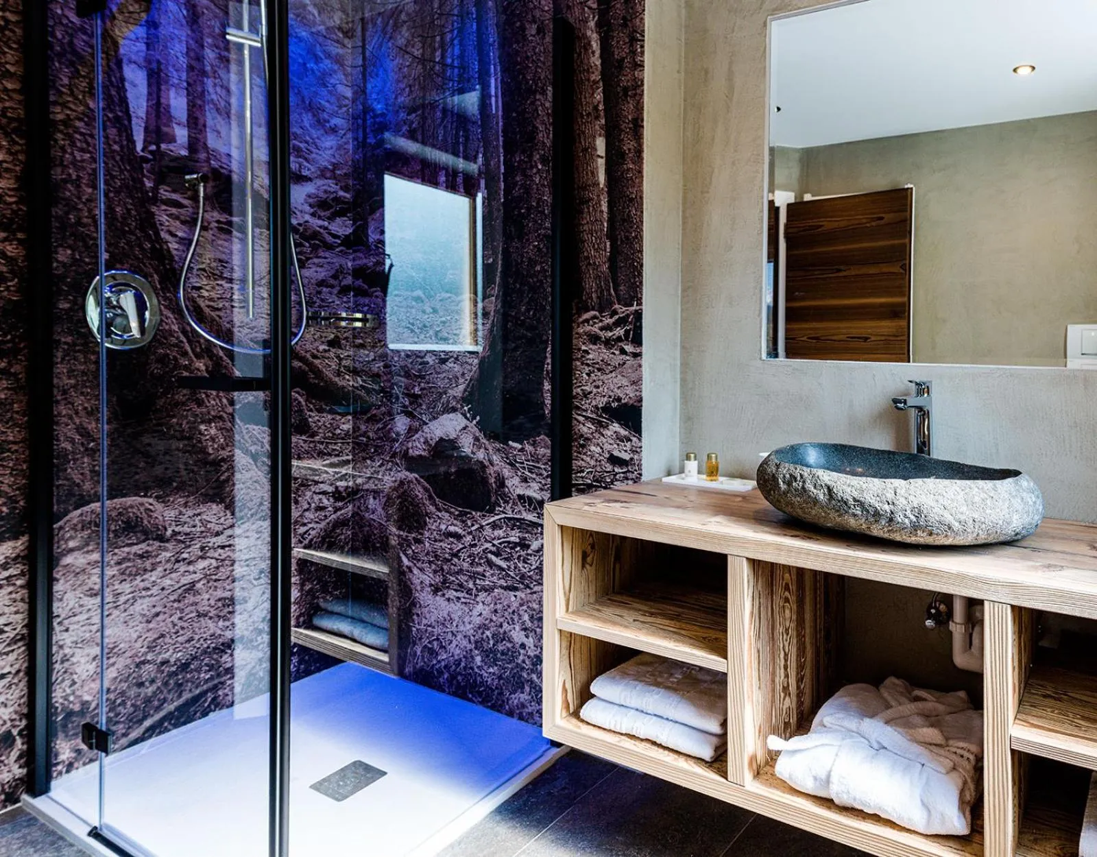 Shower in Garni Residence Soraiser