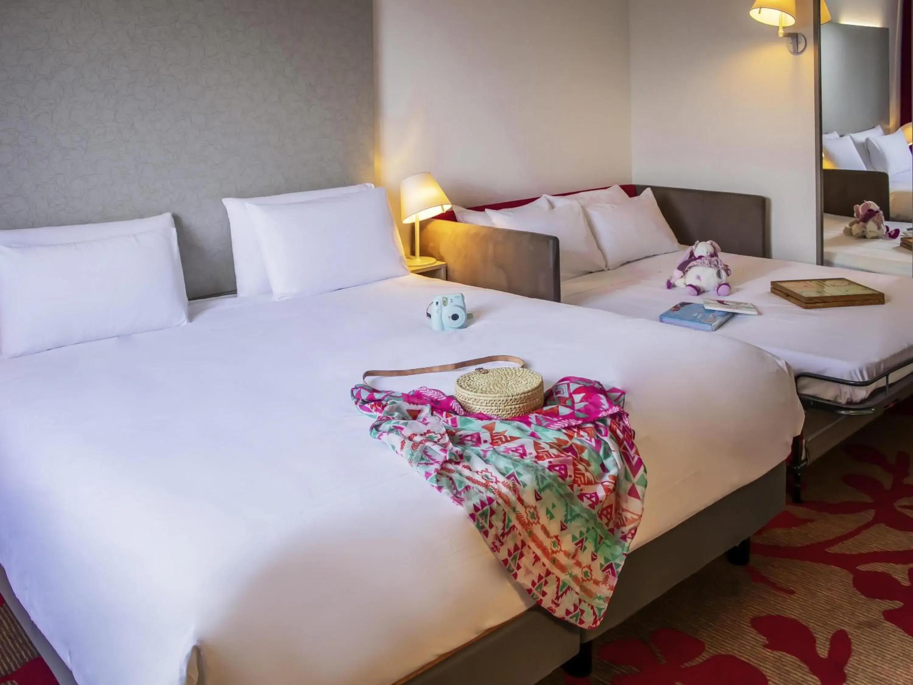 Classic Family Room with Double Bed and Sofa Bed in Mercure Tours Nord Classic Family Room with Double Bed and Sofa Bed in Mercure Tours Nord