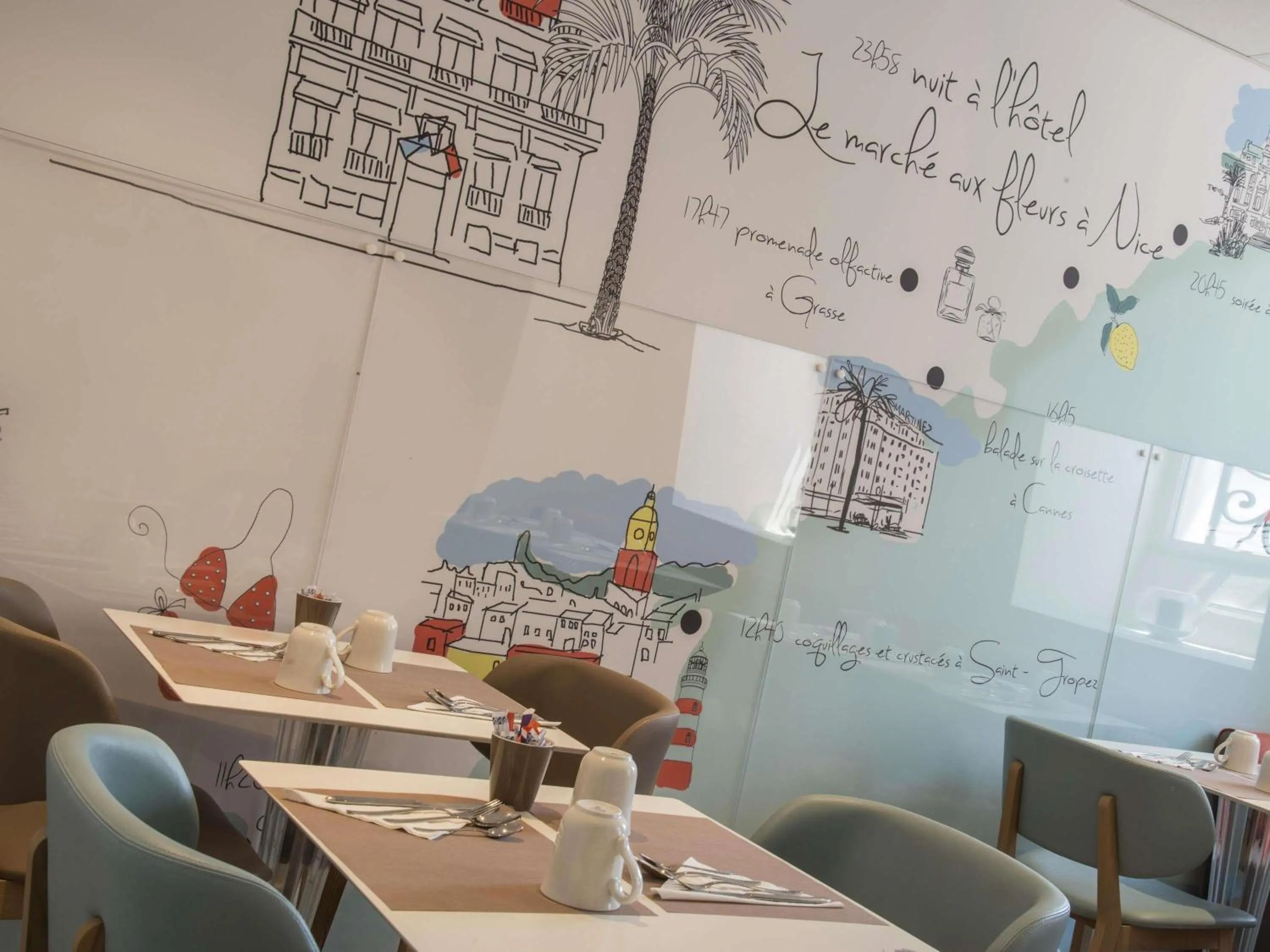 Breakfast in Mercure Nice Marché Aux Fleurs