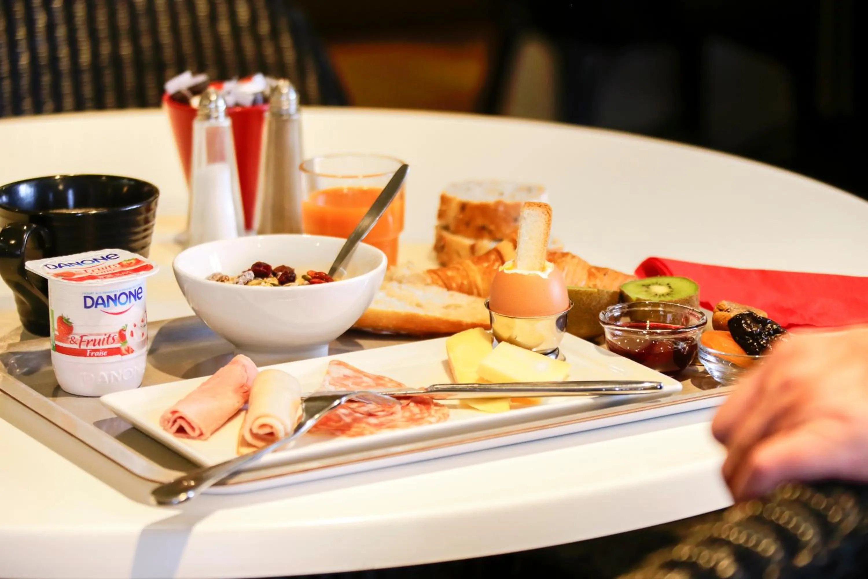 Buffet breakfast in ibis Dole Sud Choisey