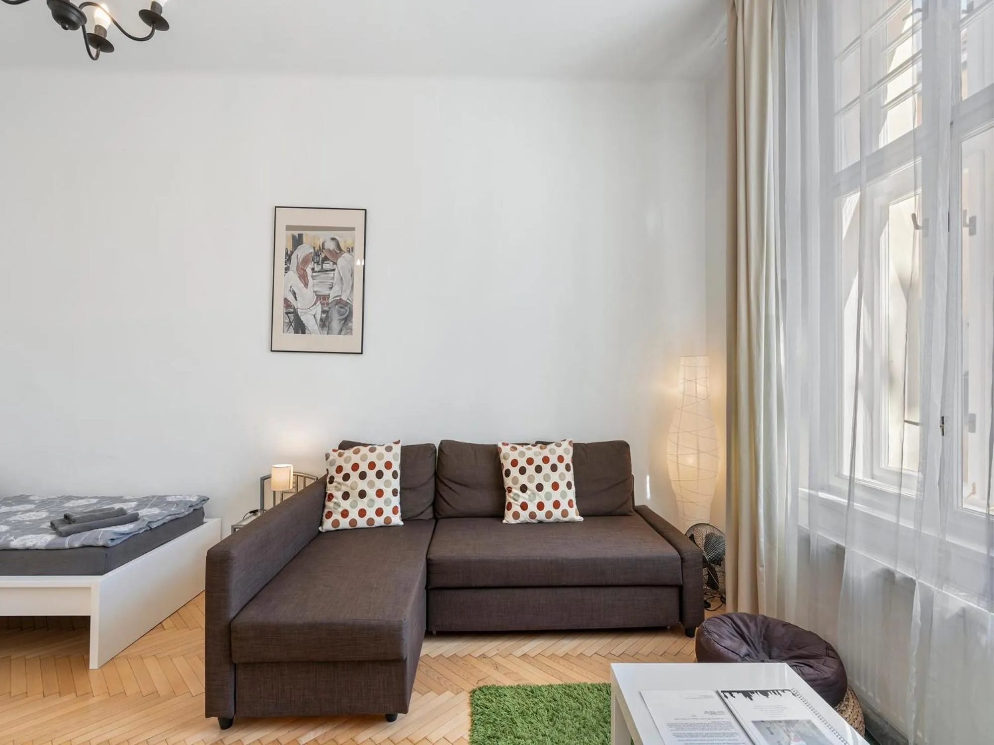 Bed in Old Town Home Prague