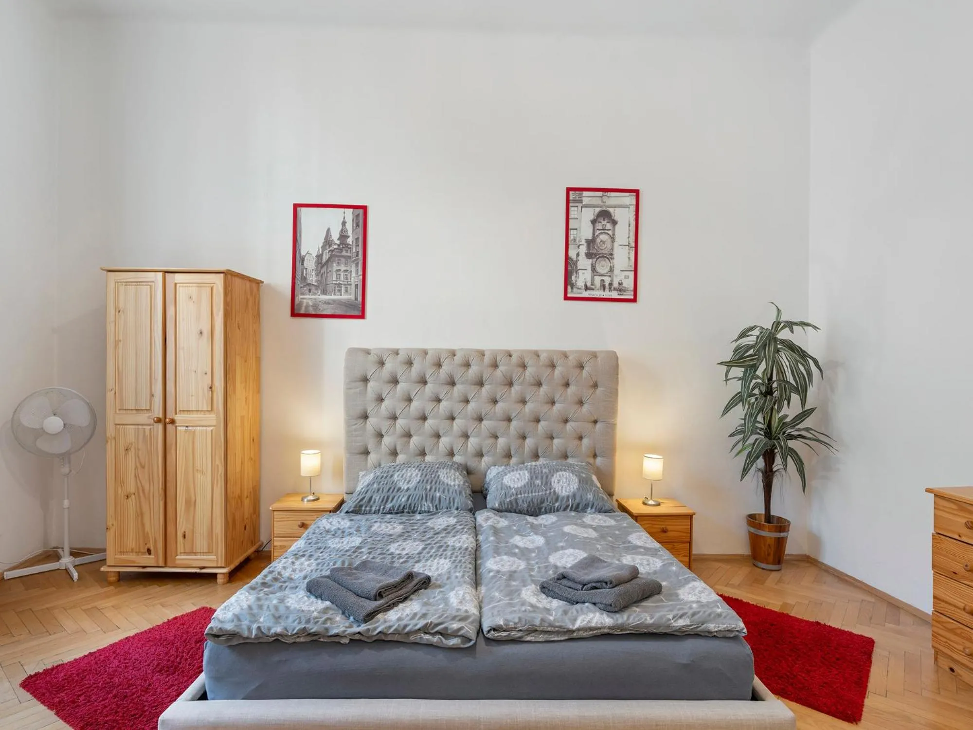 Bed in Old Town Home Prague