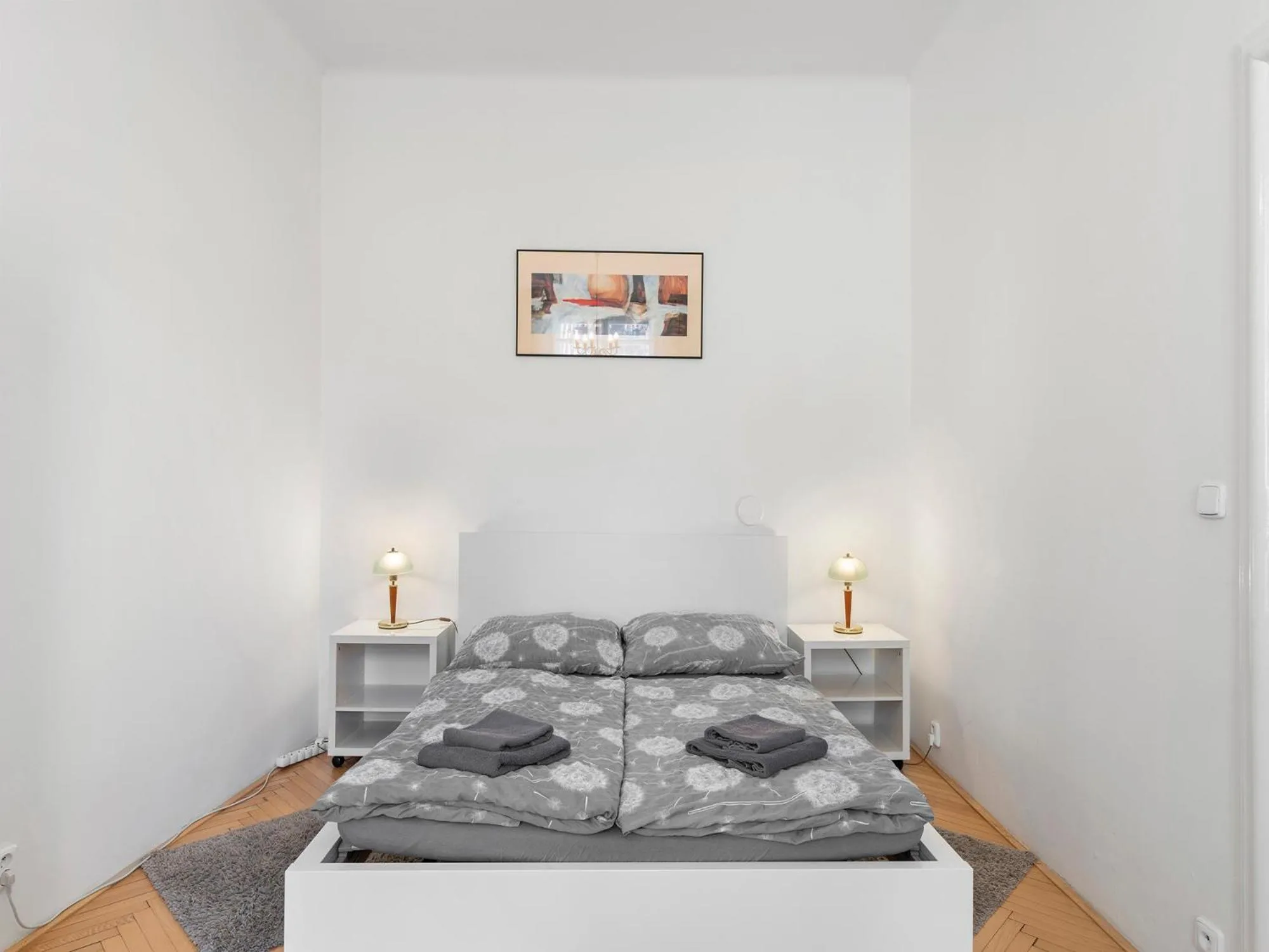 Bed in Old Town Home Prague