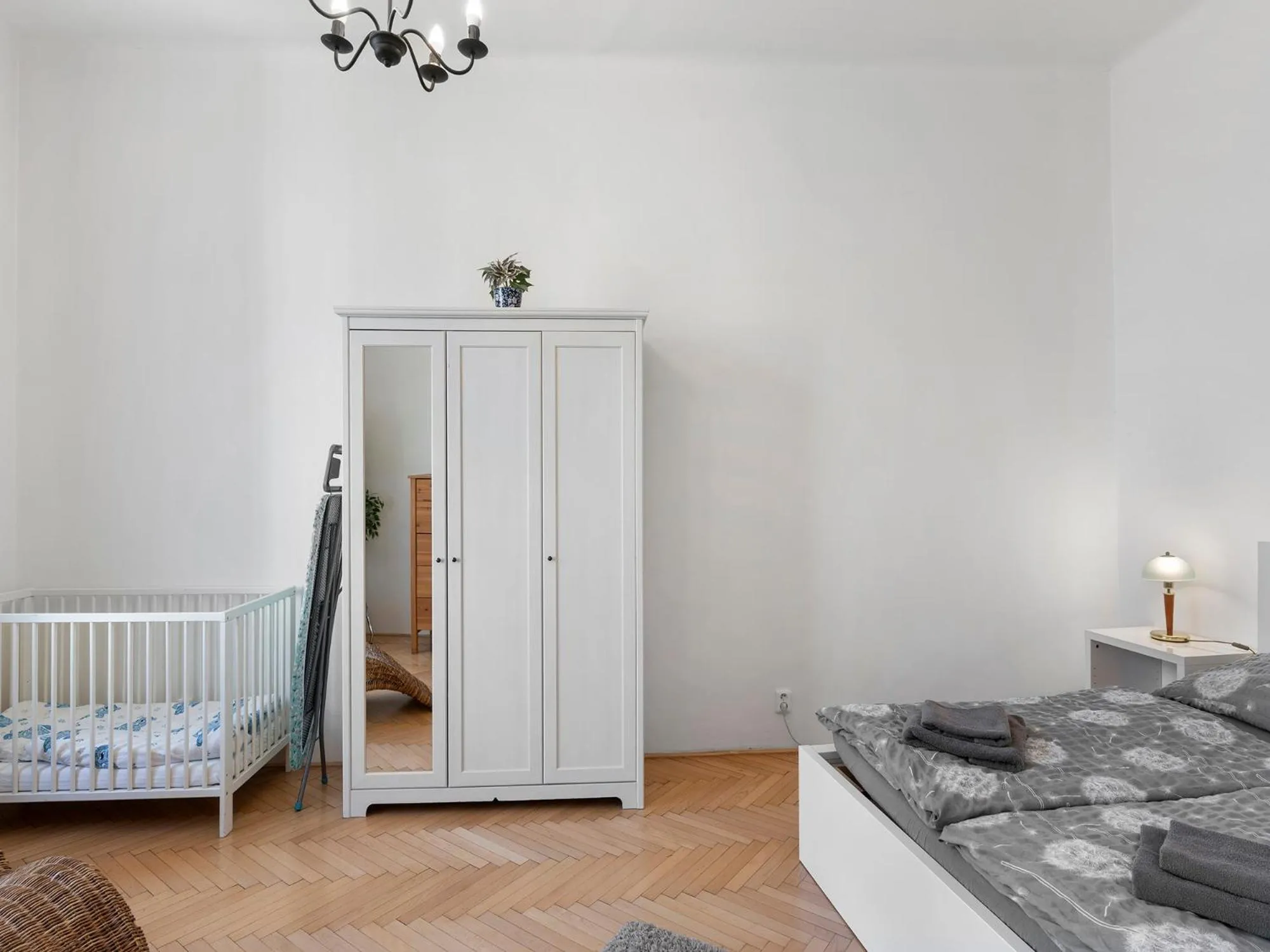 Bed in Old Town Home Prague