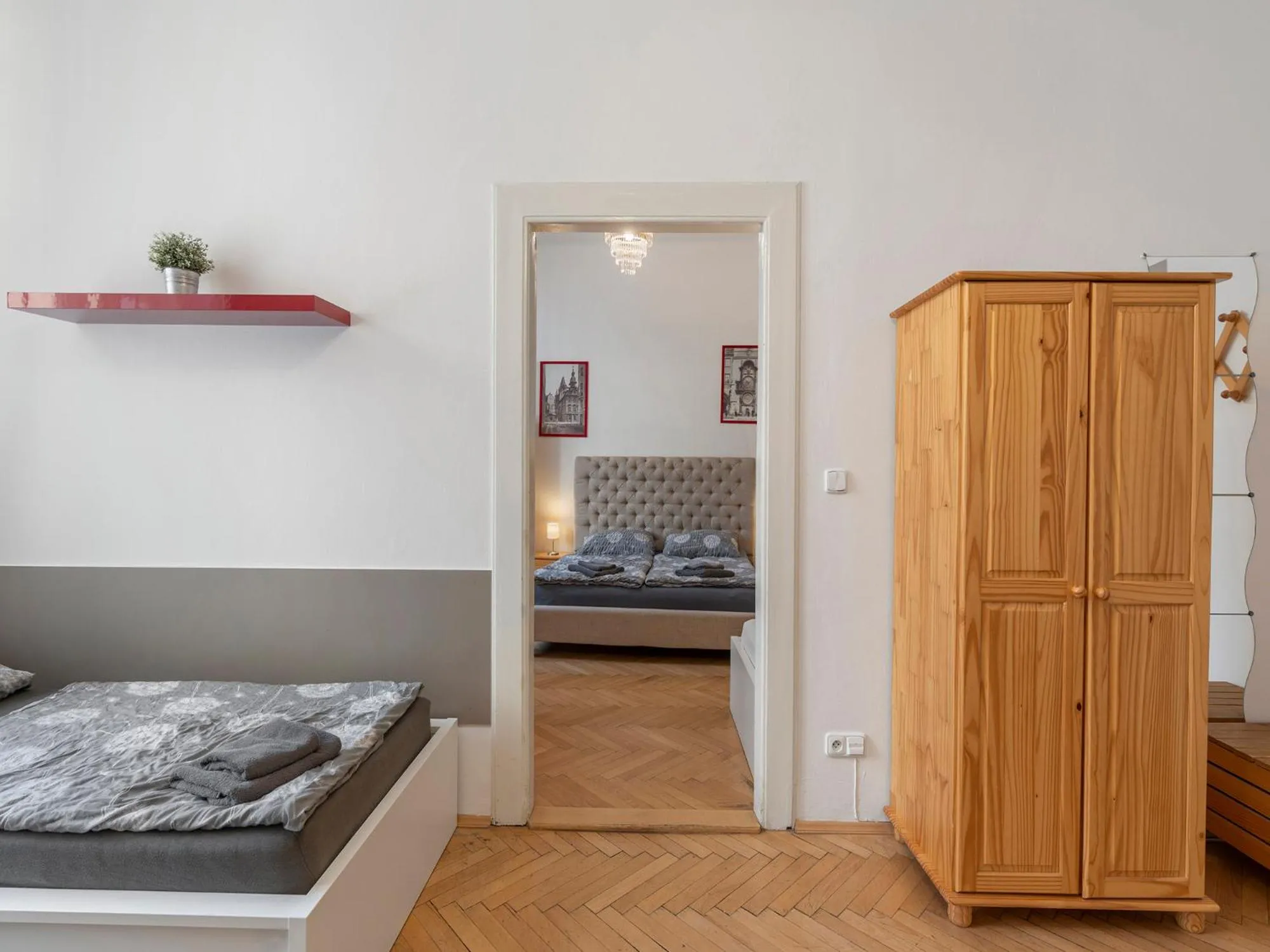 Bed in Old Town Home Prague