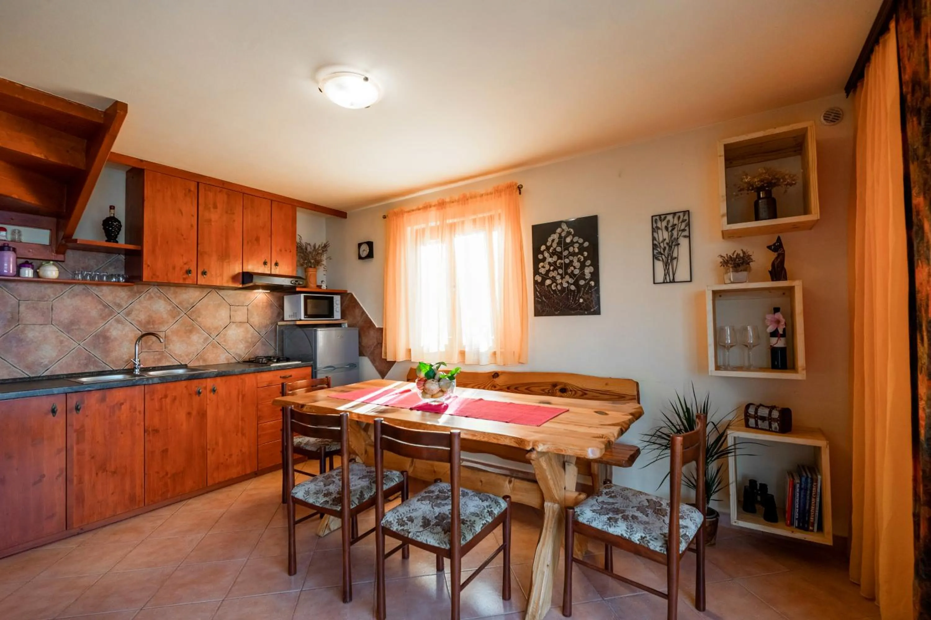 Kitchen or kitchenette in Holiday home Maslinova