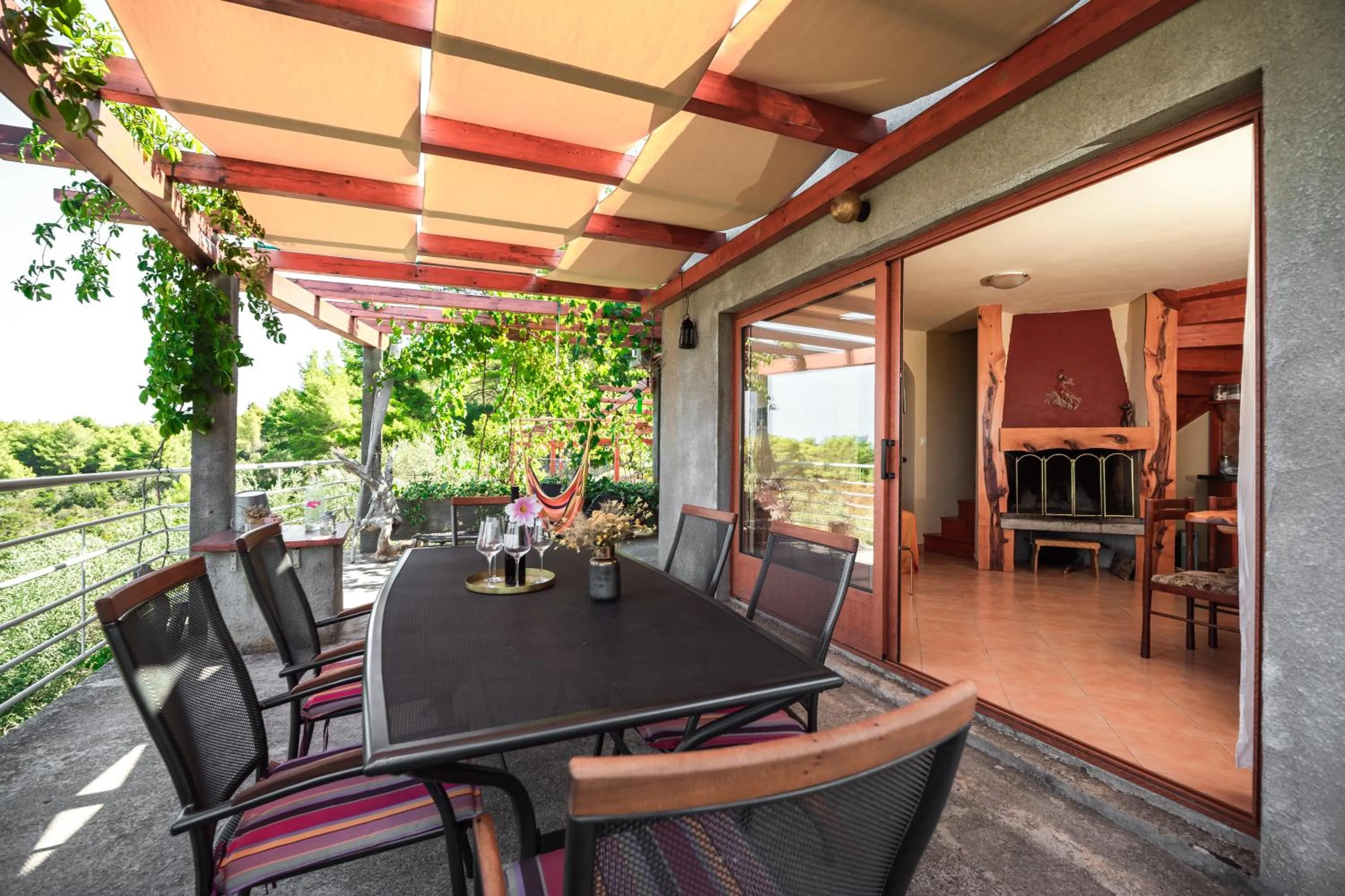 Patio in Holiday home Maslinova
