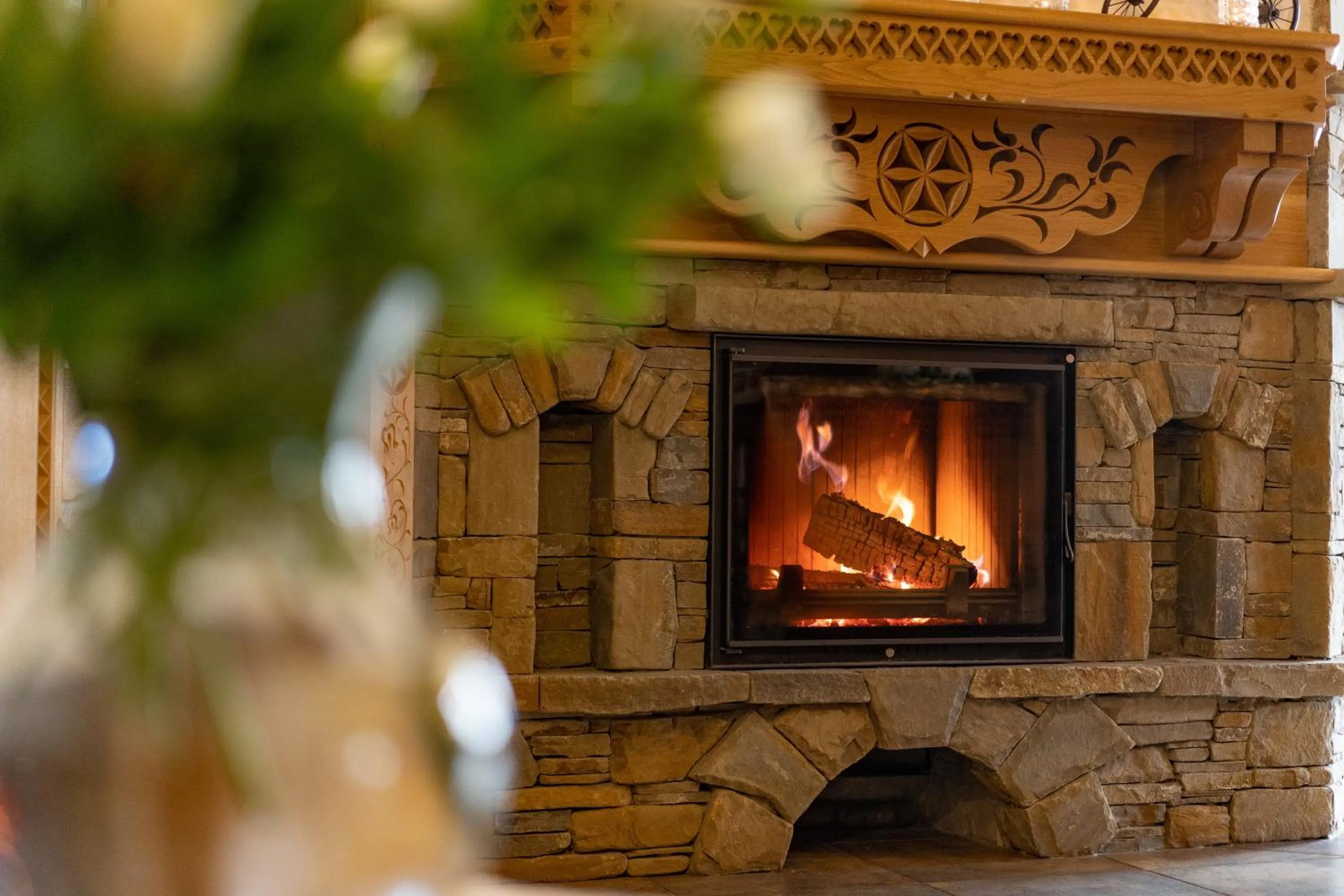 Lobby or reception in Willa Borowianka