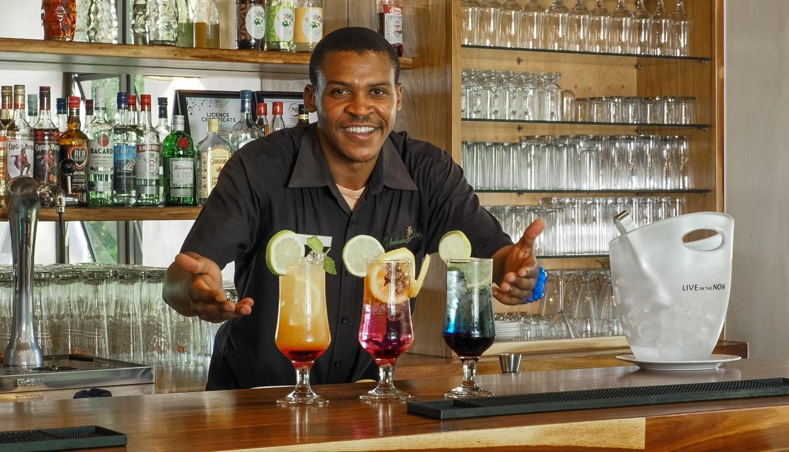 Lounge or bar in Umbhaba Eco Lodge