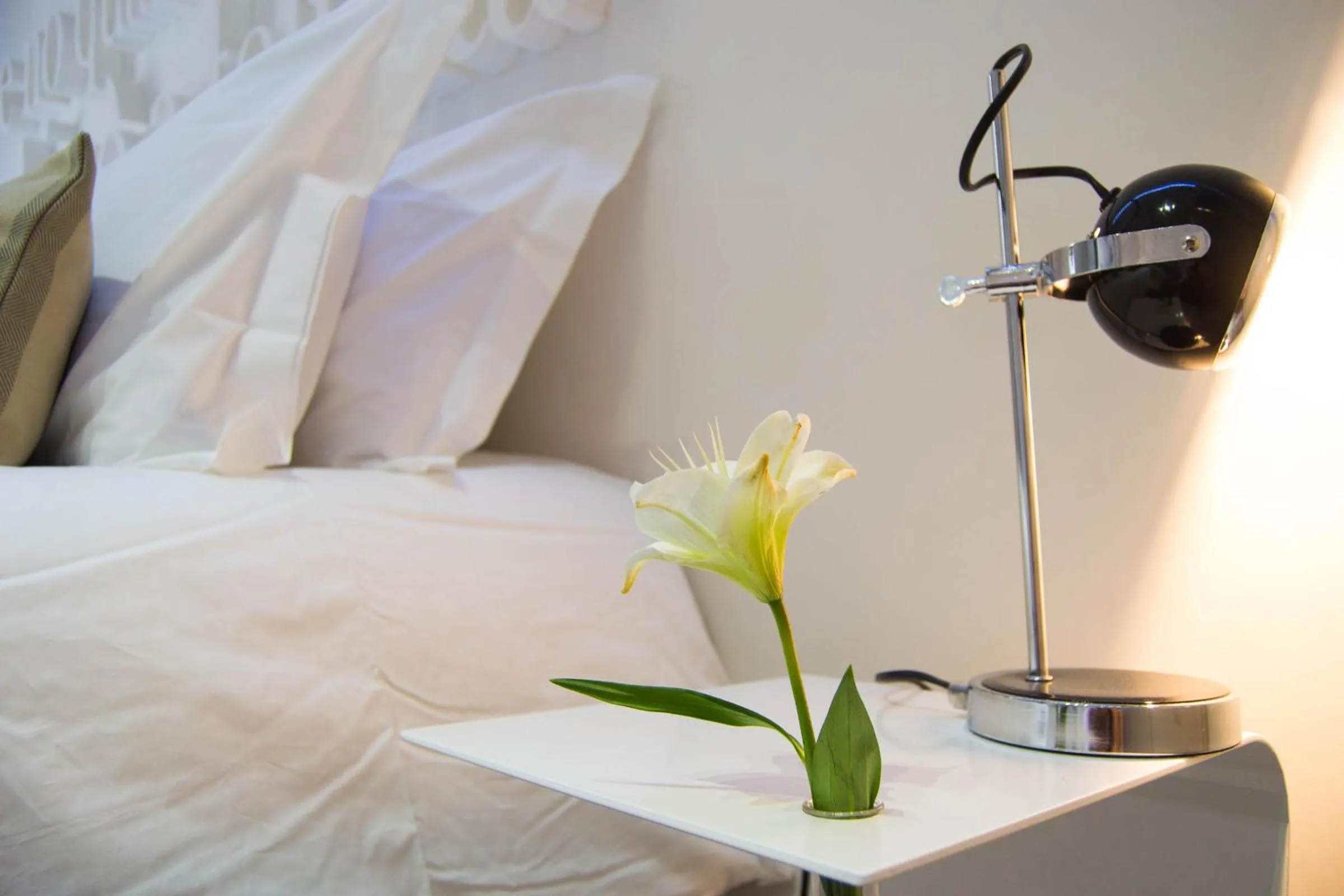 Bed in Hotel Santa Brigida