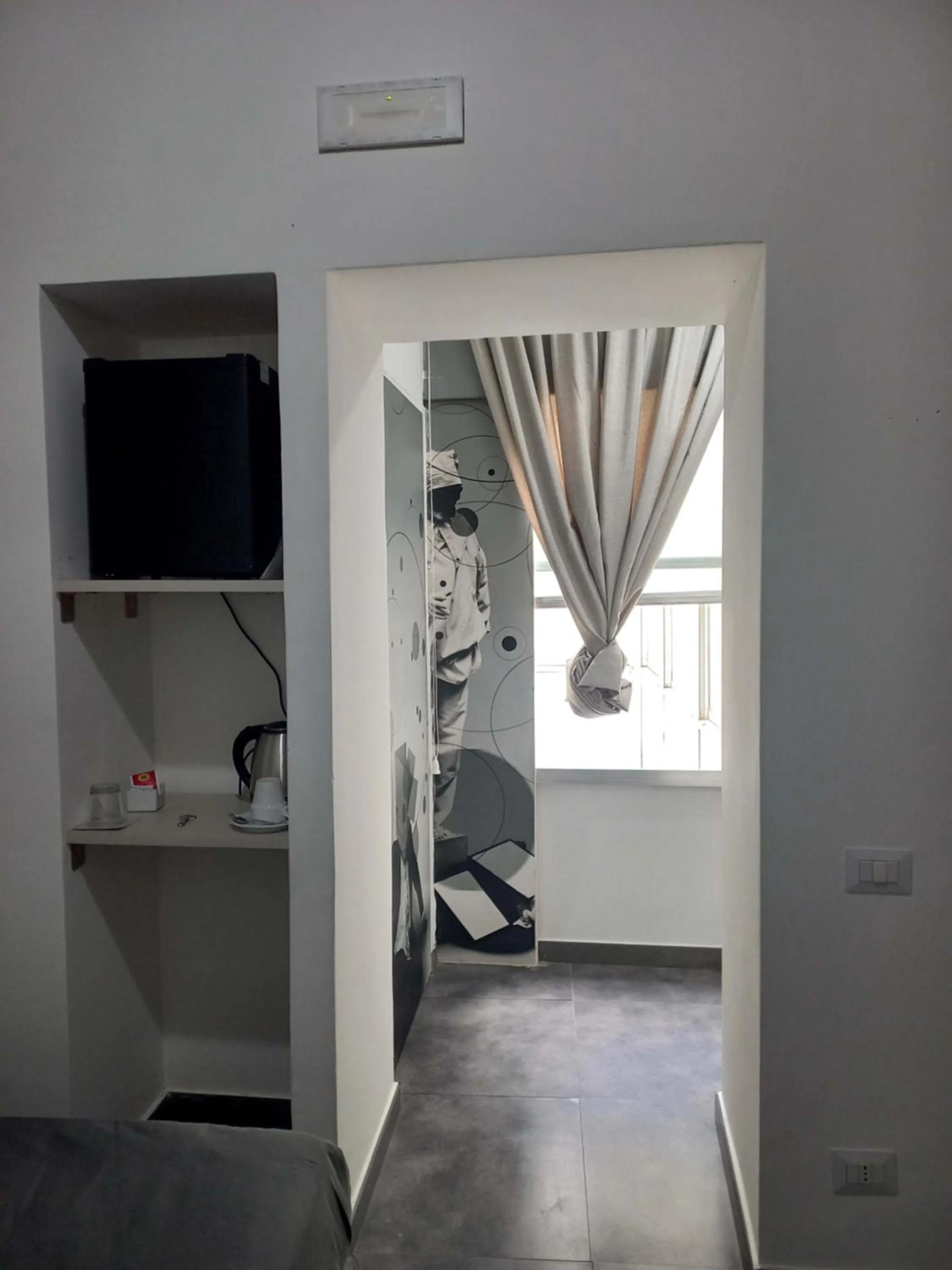 Bed in Hotel Santa Brigida