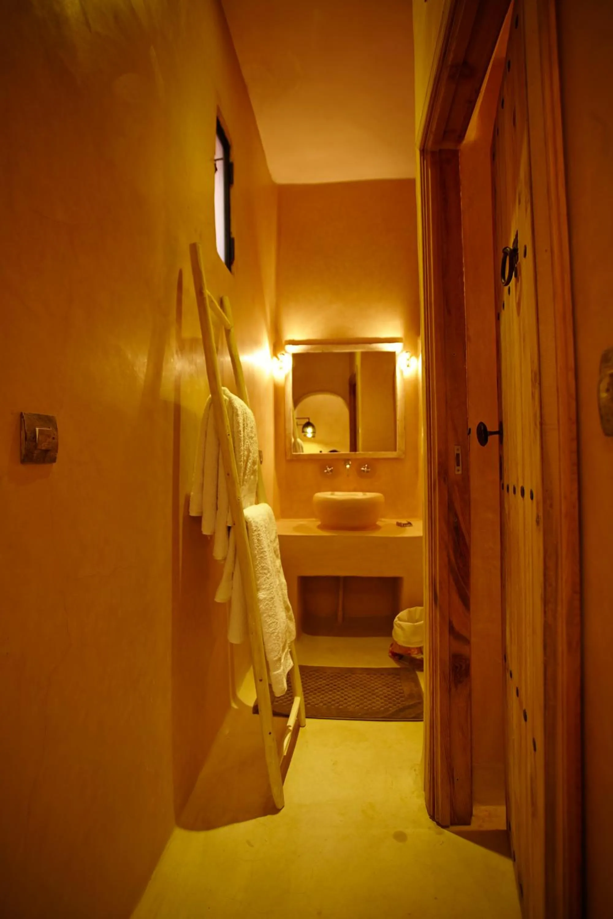 Bed in Riad Caravane