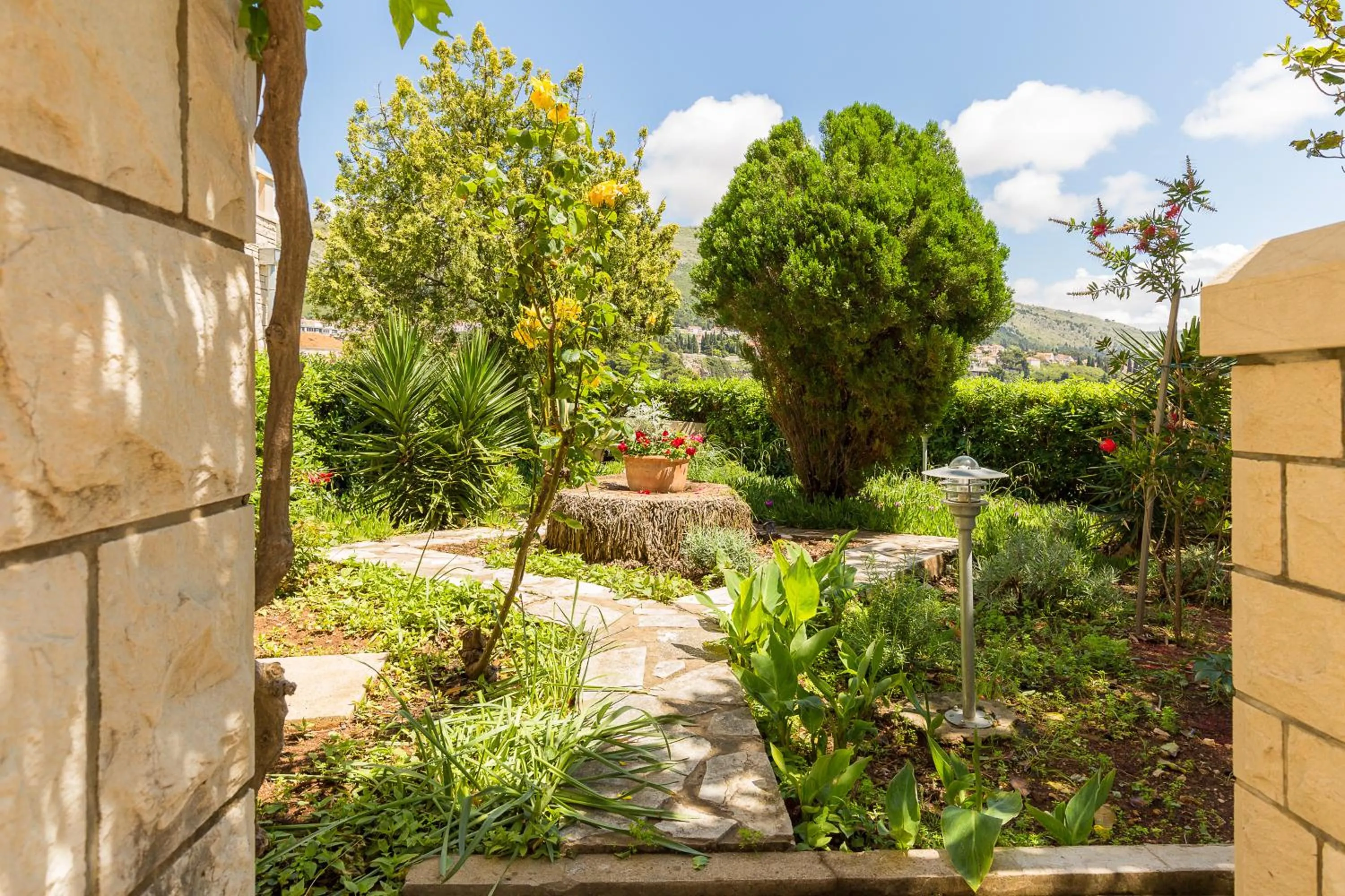 Garden in Guest House Steel