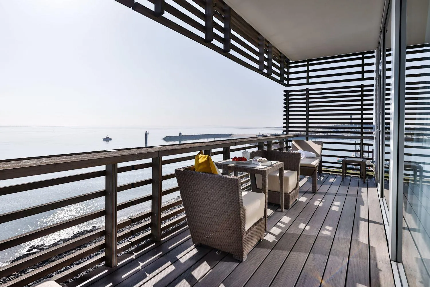 Balcony/Terrace in BUDERSAND Hotel - Golf & Spa - Sylt
