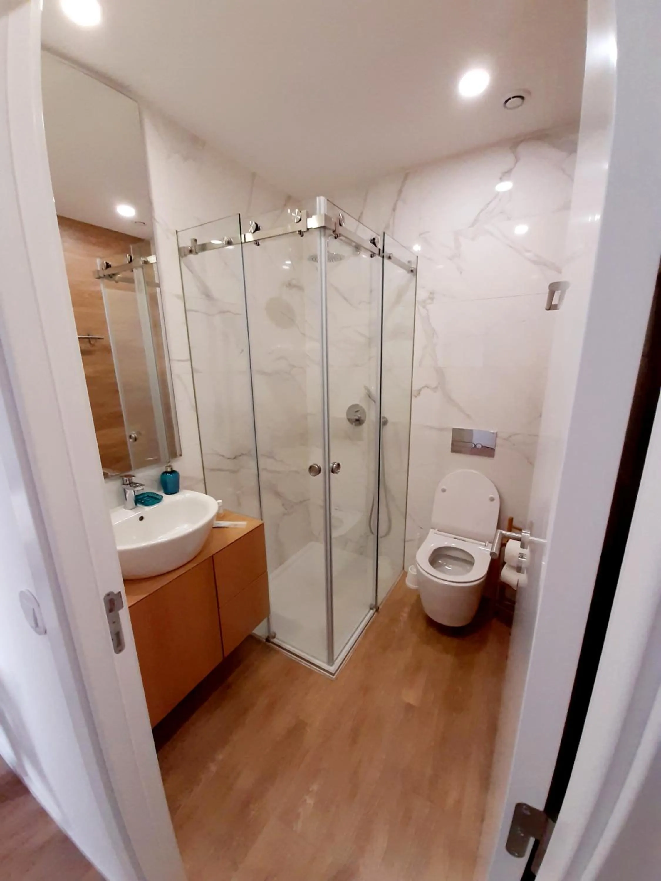 Shower in Residenza Dutzu - Aparthotel Leiria