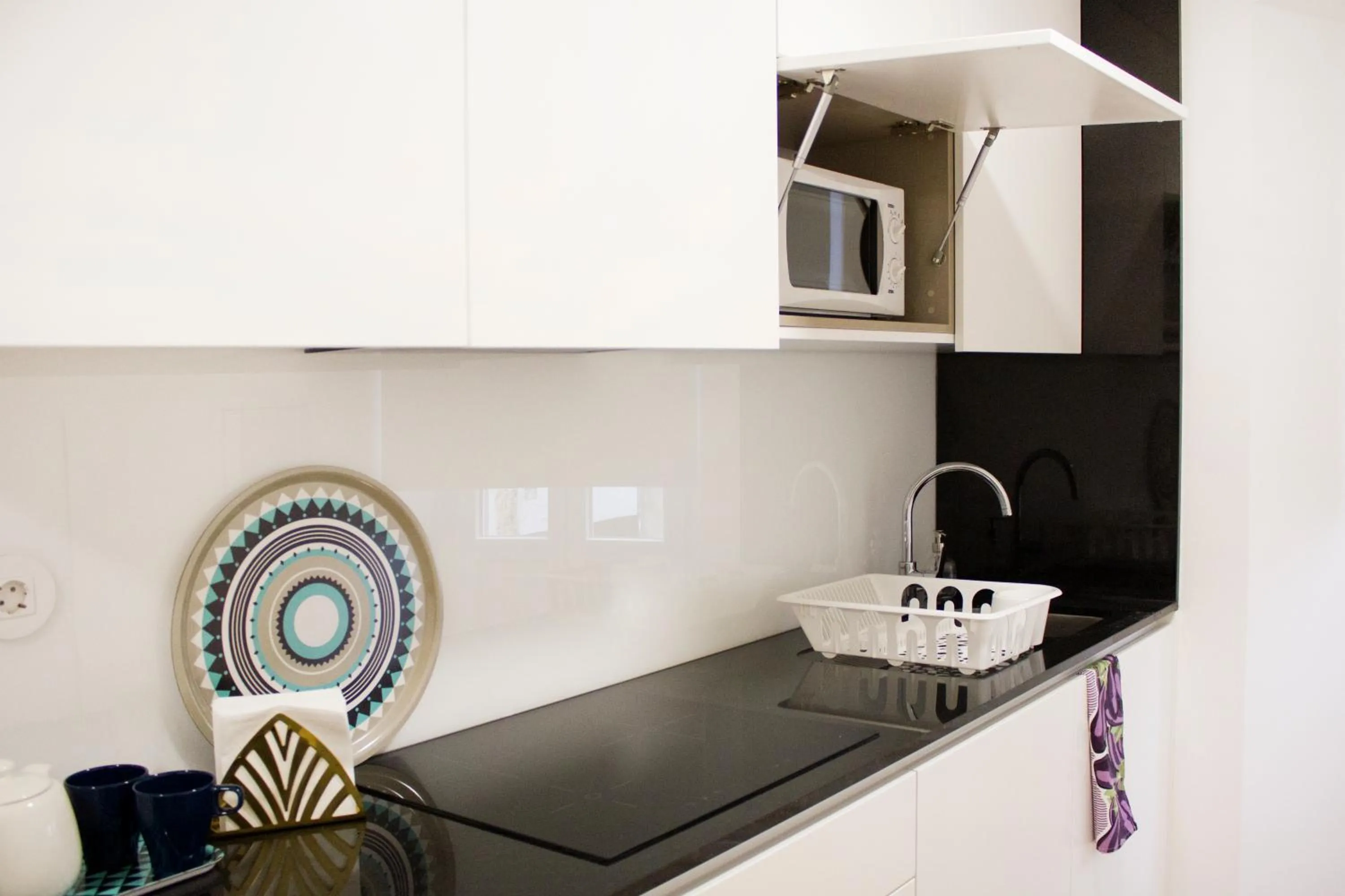 Kitchen or kitchenette in Residenza Dutzu - Aparthotel Leiria