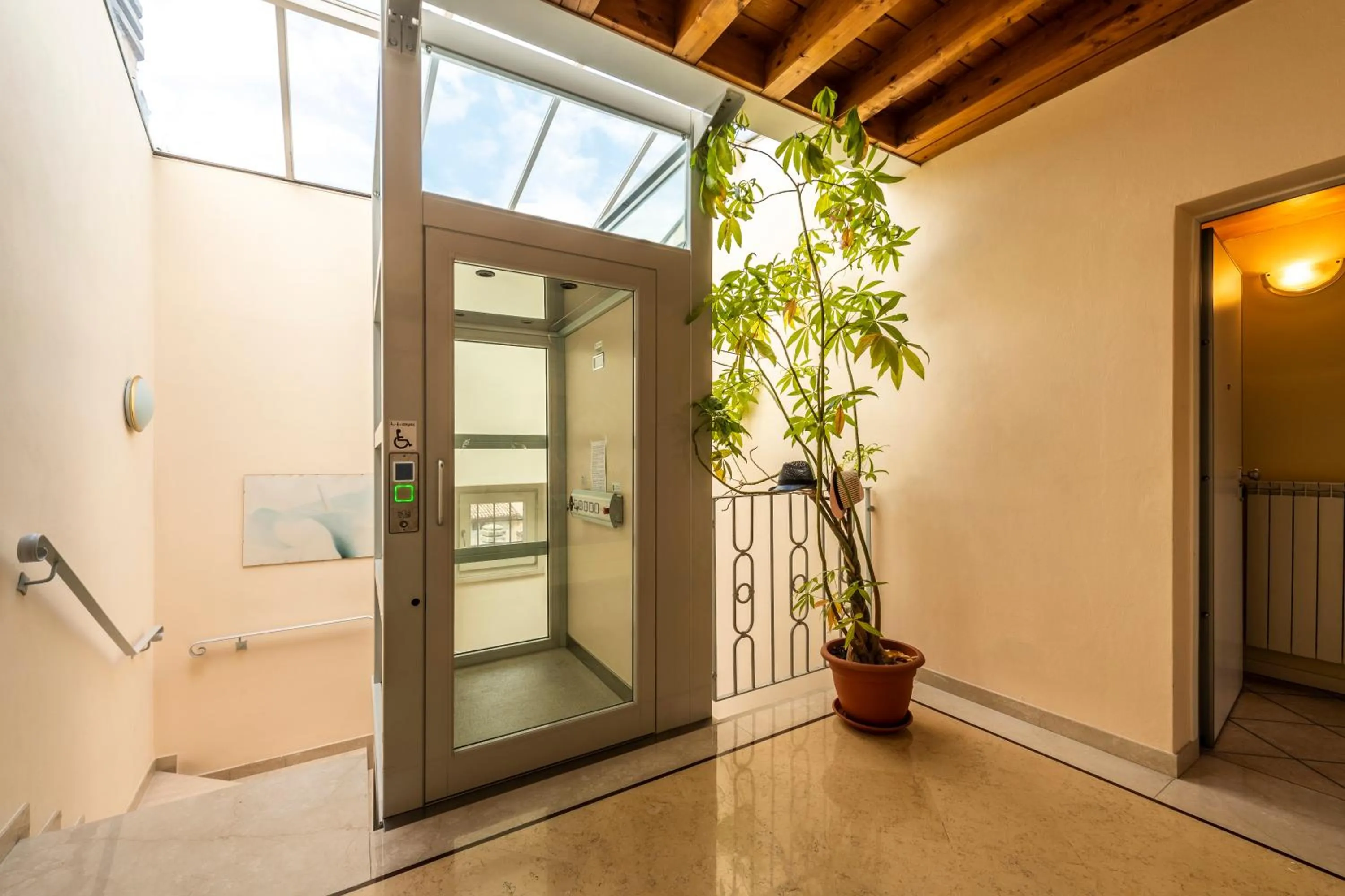 elevator in Flowers Apartments