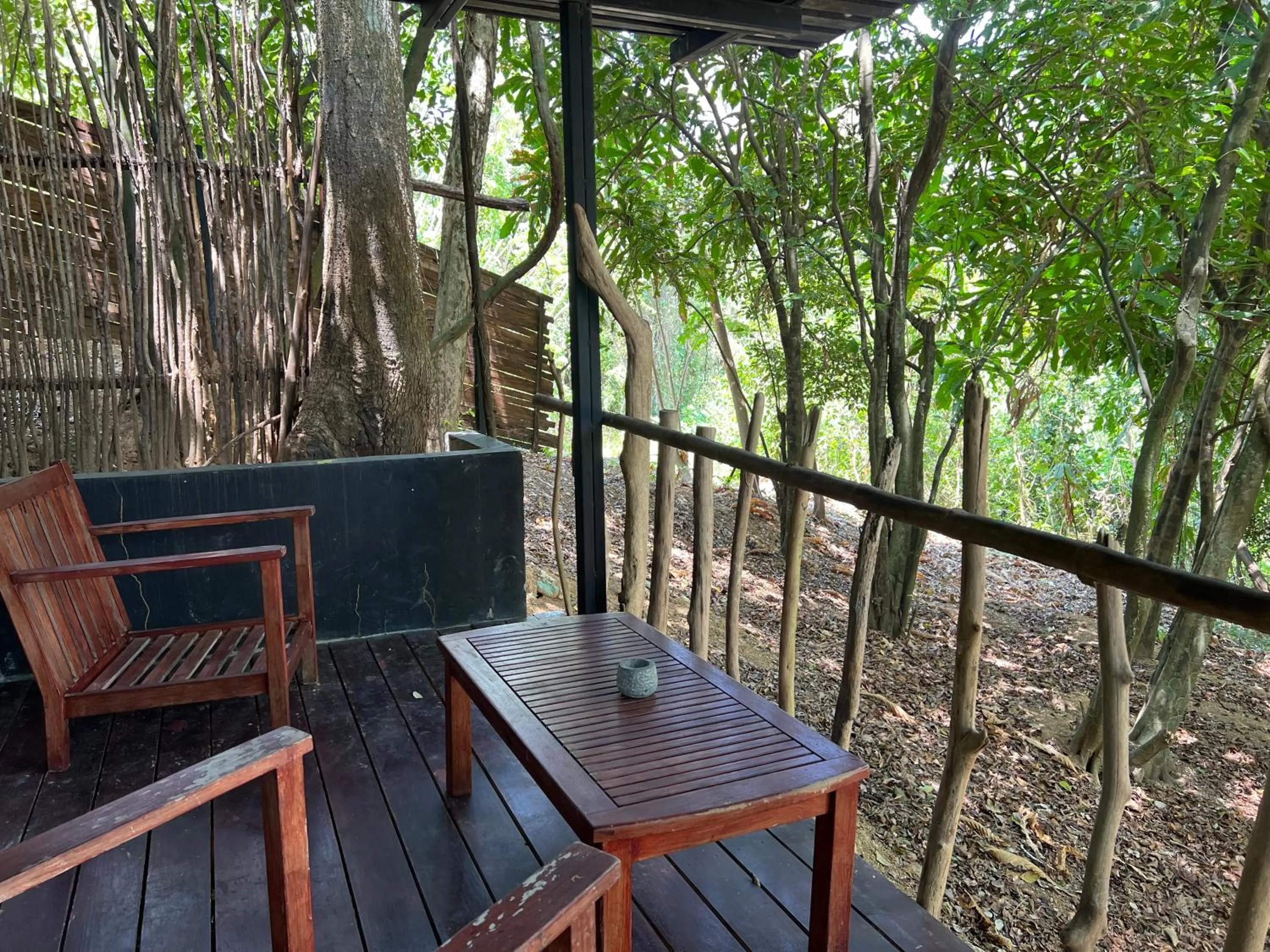 Patio in Saboga Lodge