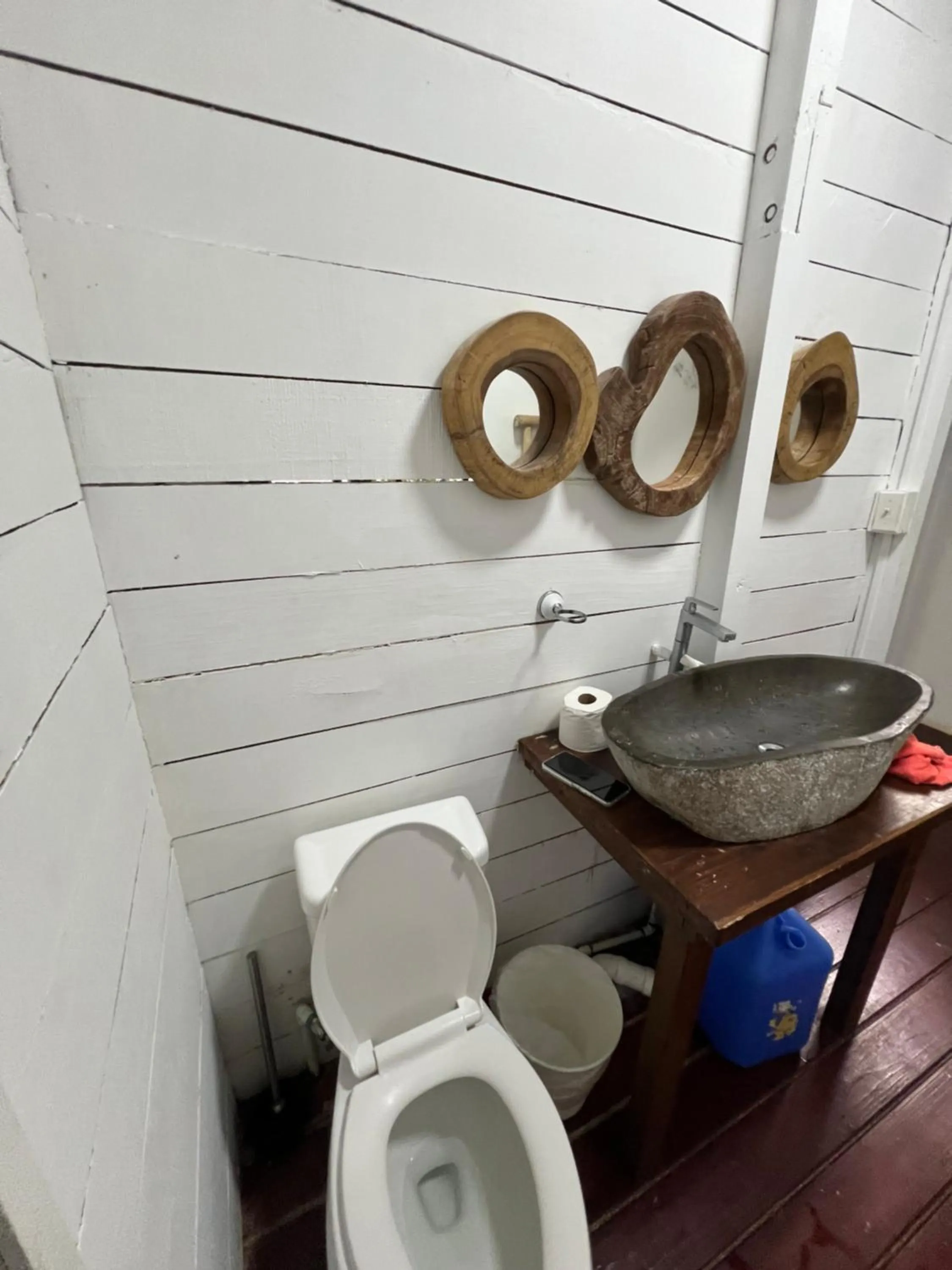 Bathroom in Saboga Lodge