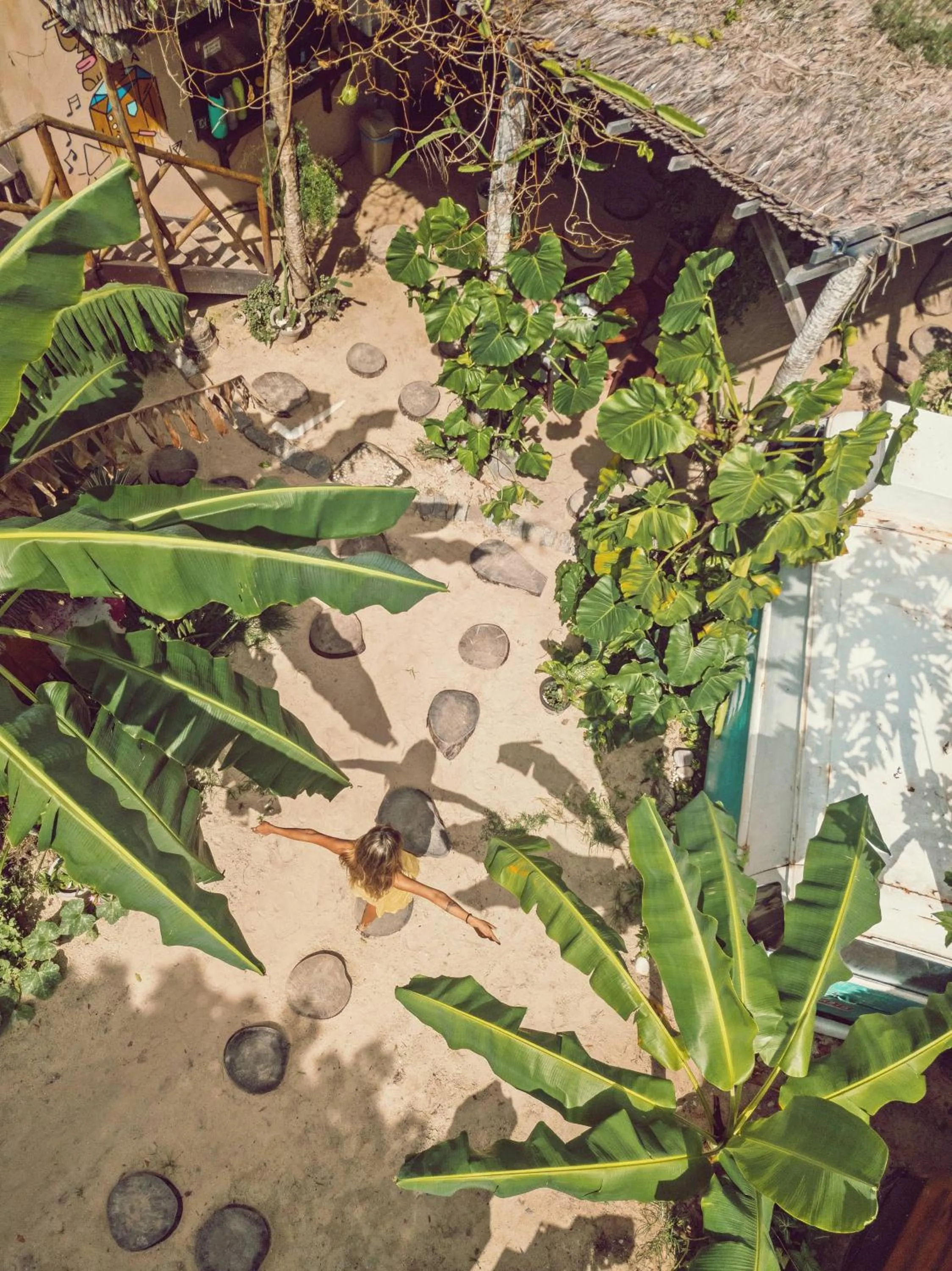 Bird's eye view in Raiz Hostel