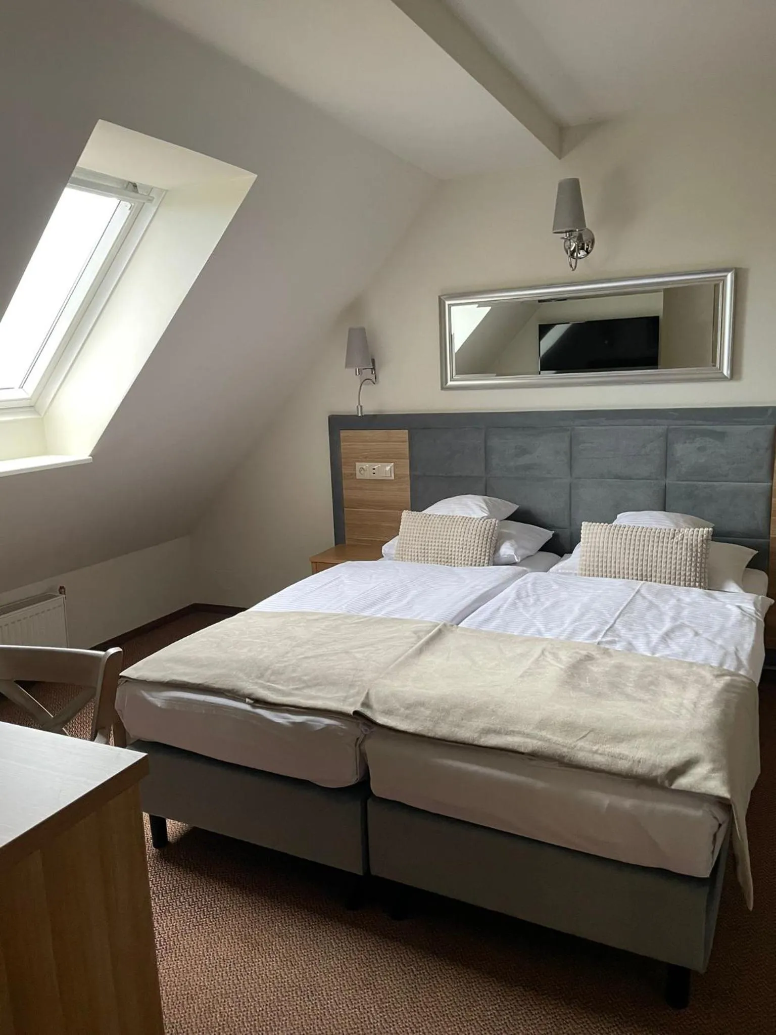 Bed in Hotel Kahlberg