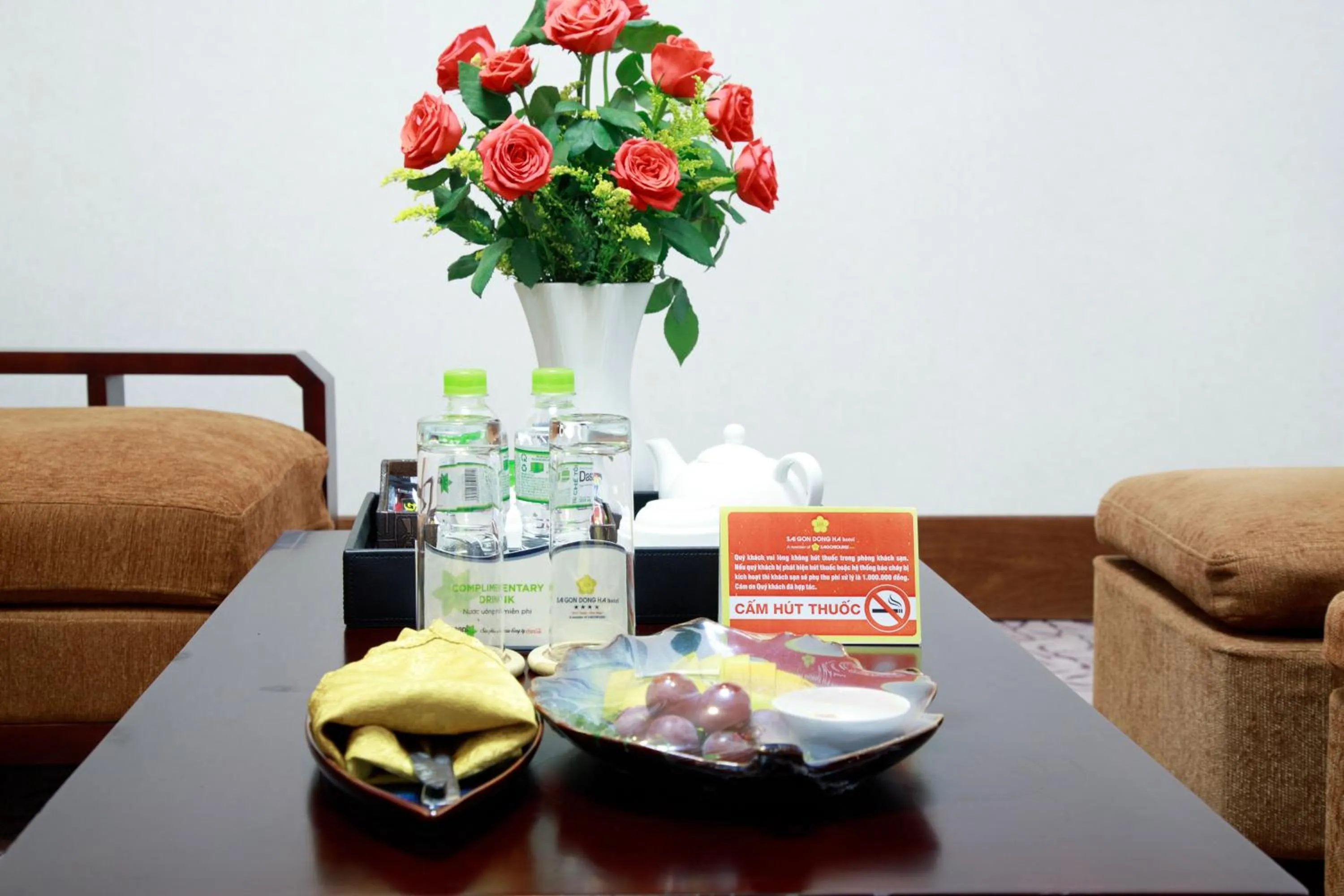 Living room in Sai Gon Dong Ha Hotel - a member of Saigontourist Group