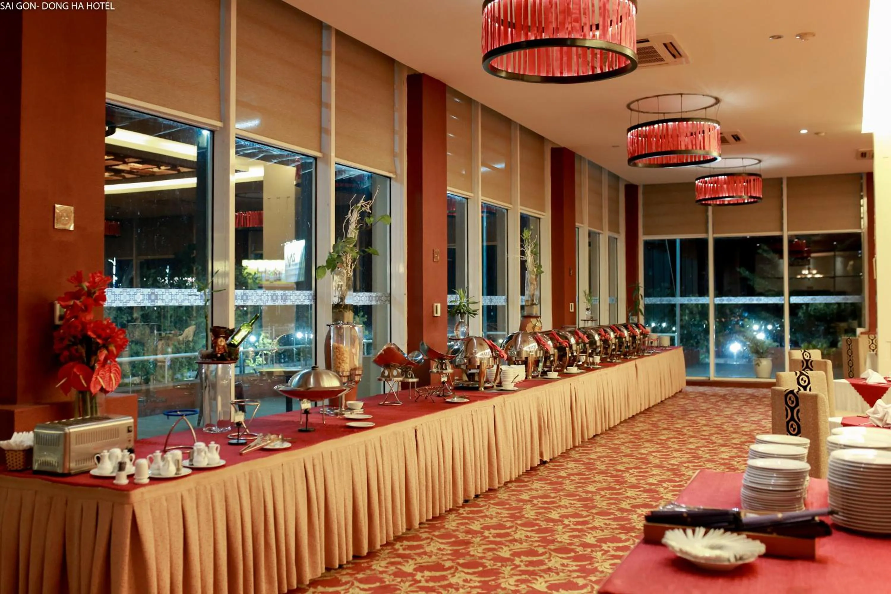 Dining area in Sai Gon Dong Ha Hotel - a member of Saigontourist Group