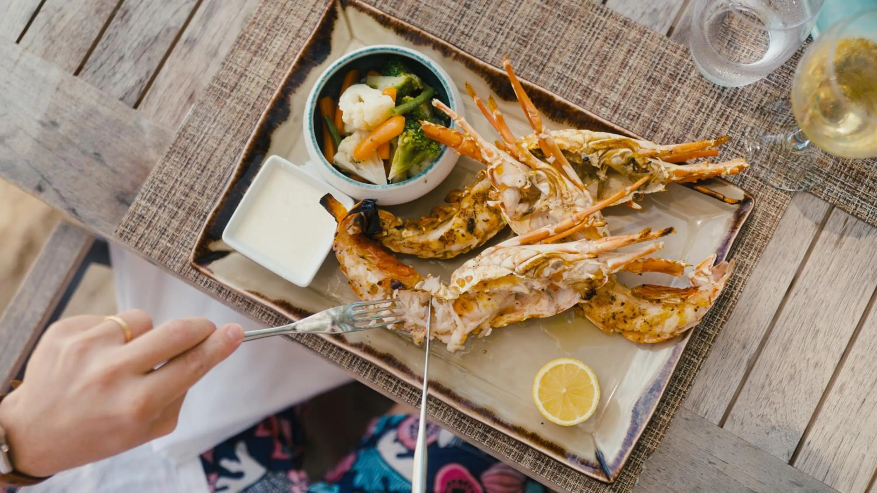 Food in Anahita Golf & Spa Resort