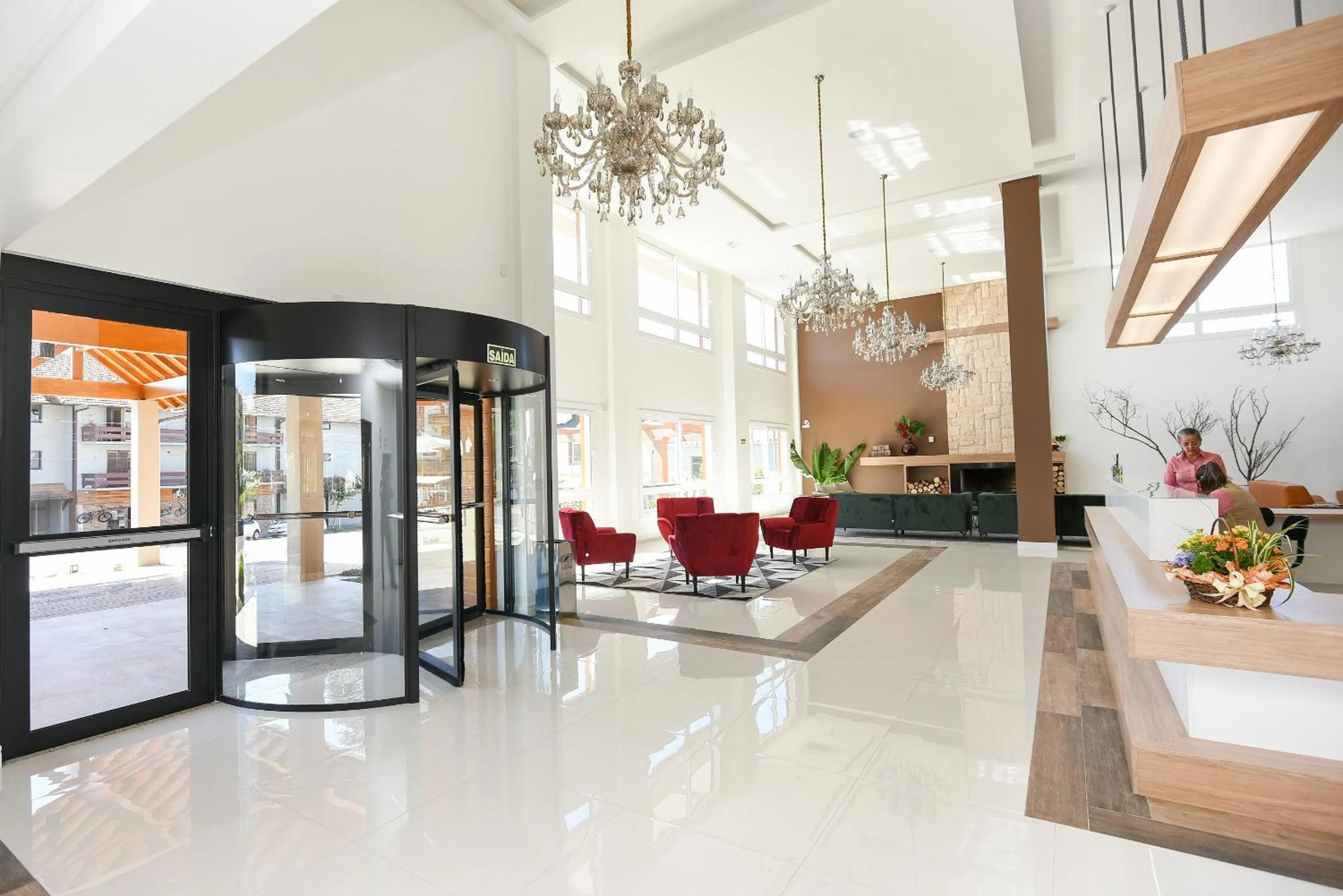 Lobby or reception in Hotel Alles Berg