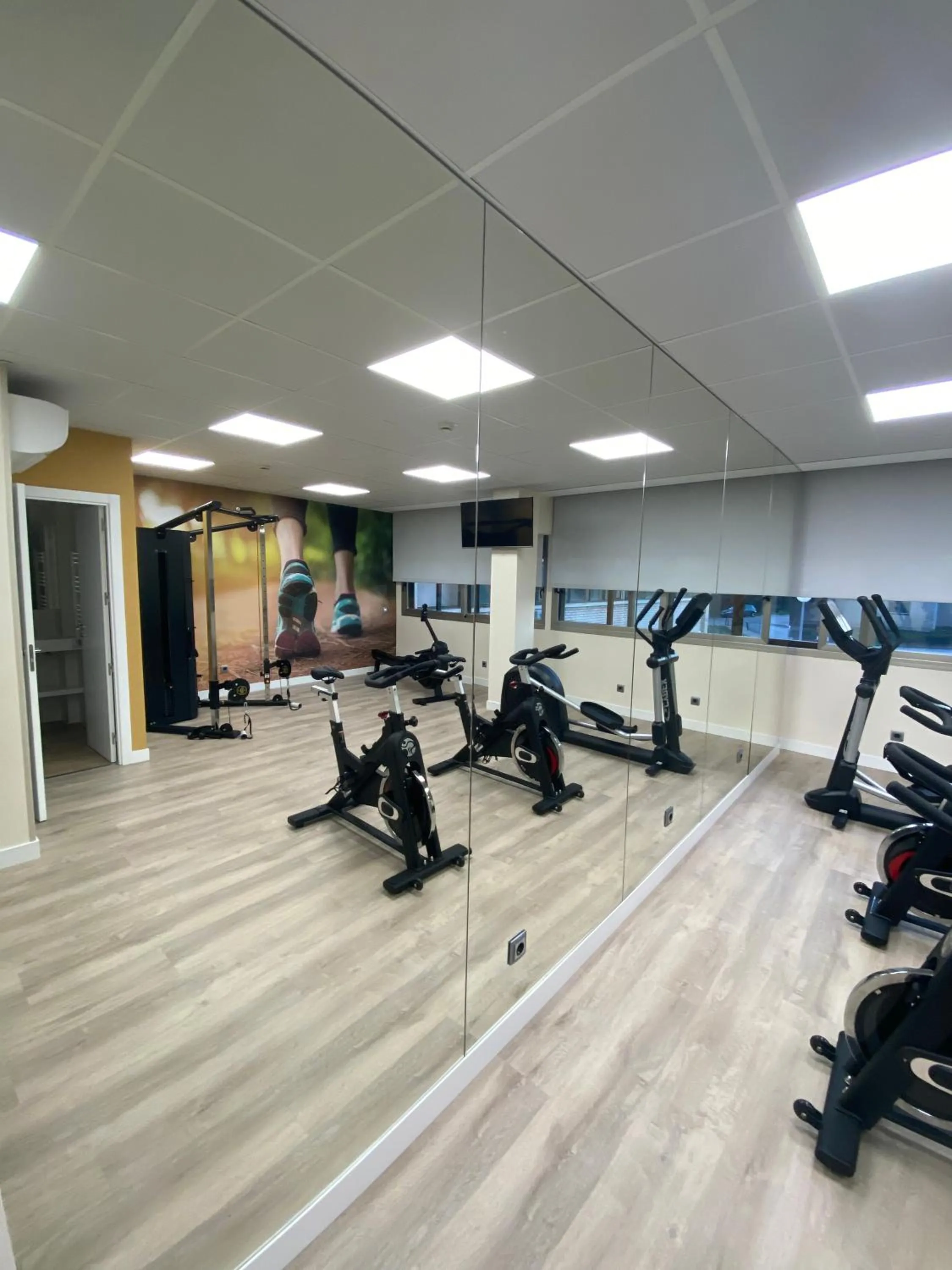 Fitness centre/facilities in Hotel Escuela Madrid